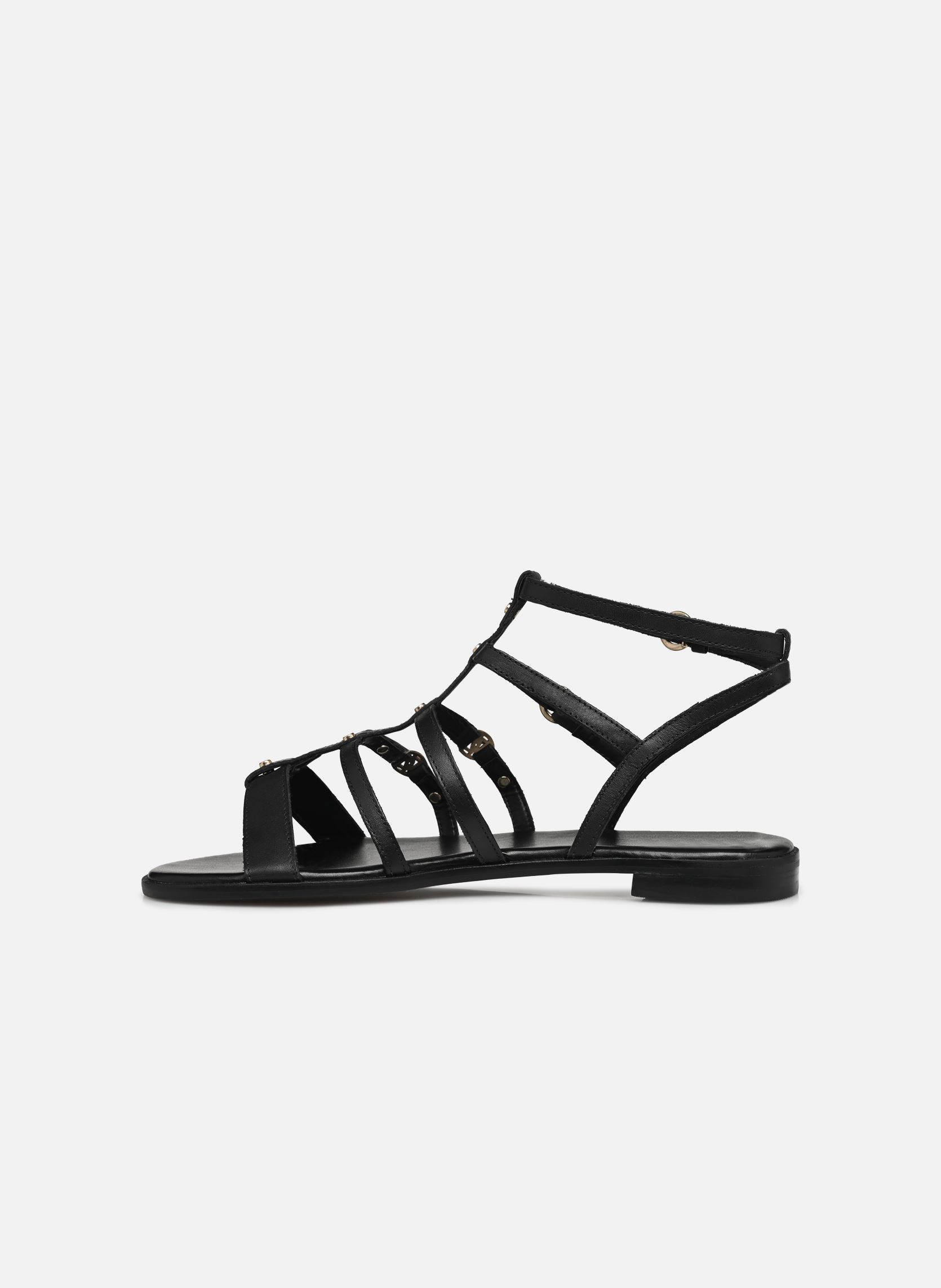 Sandalen LAKES dames zwart Dune London Sandalen LAKES dames zwart Black-Leather