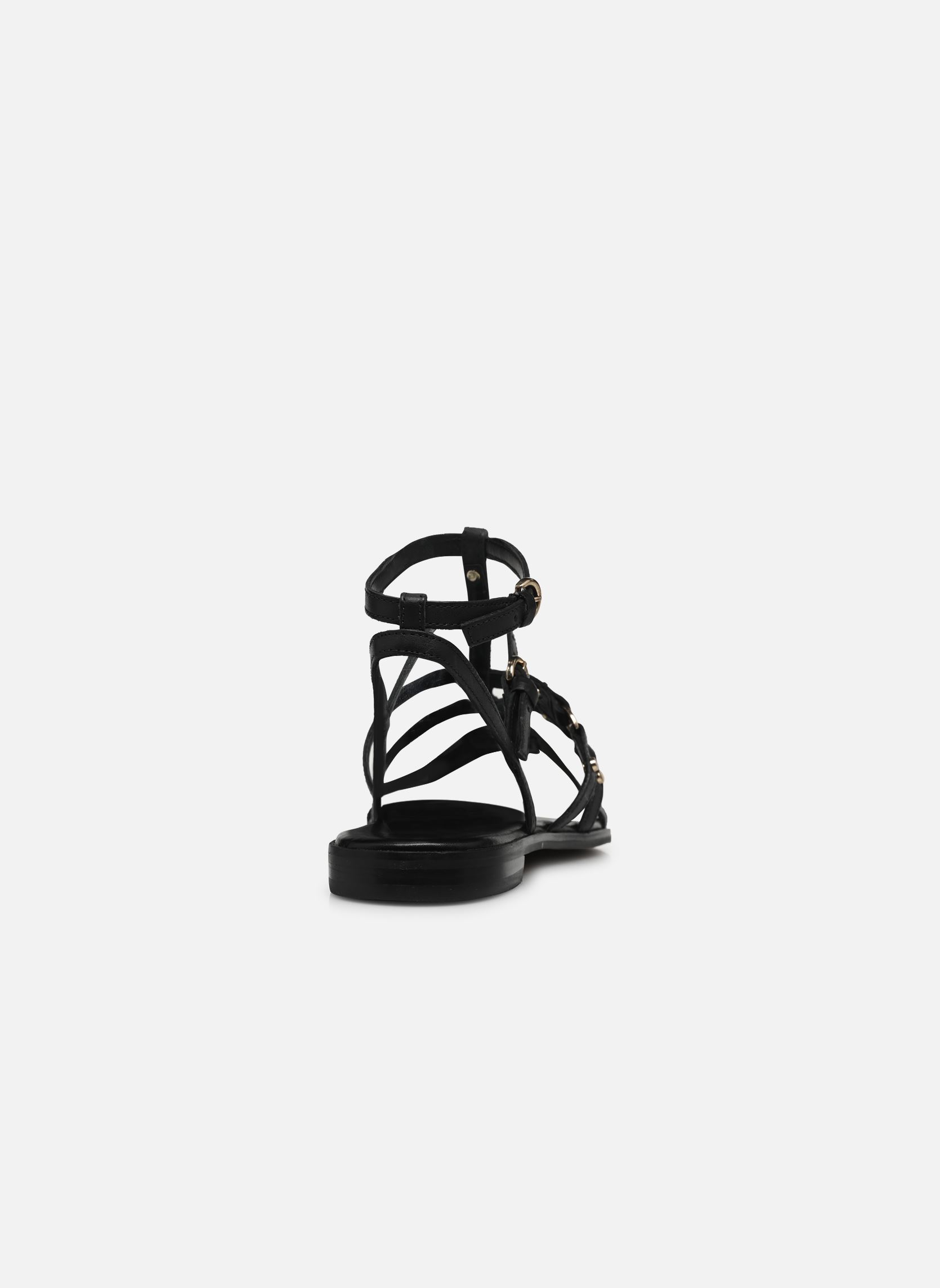 Sandalen LAKES dames zwart Dune London Sandalen LAKES dames zwart Black-Leather