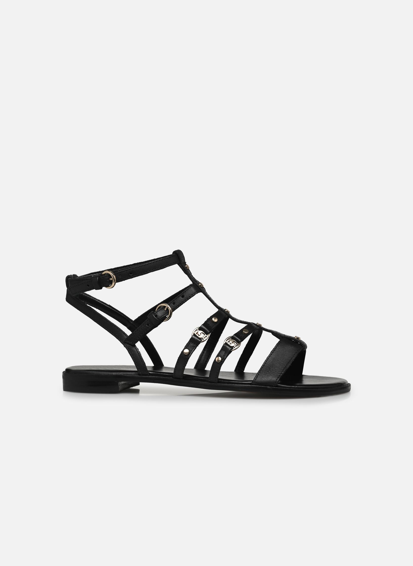 Sandalen LAKES dames zwart Dune London Sandalen LAKES dames zwart Black-Leather