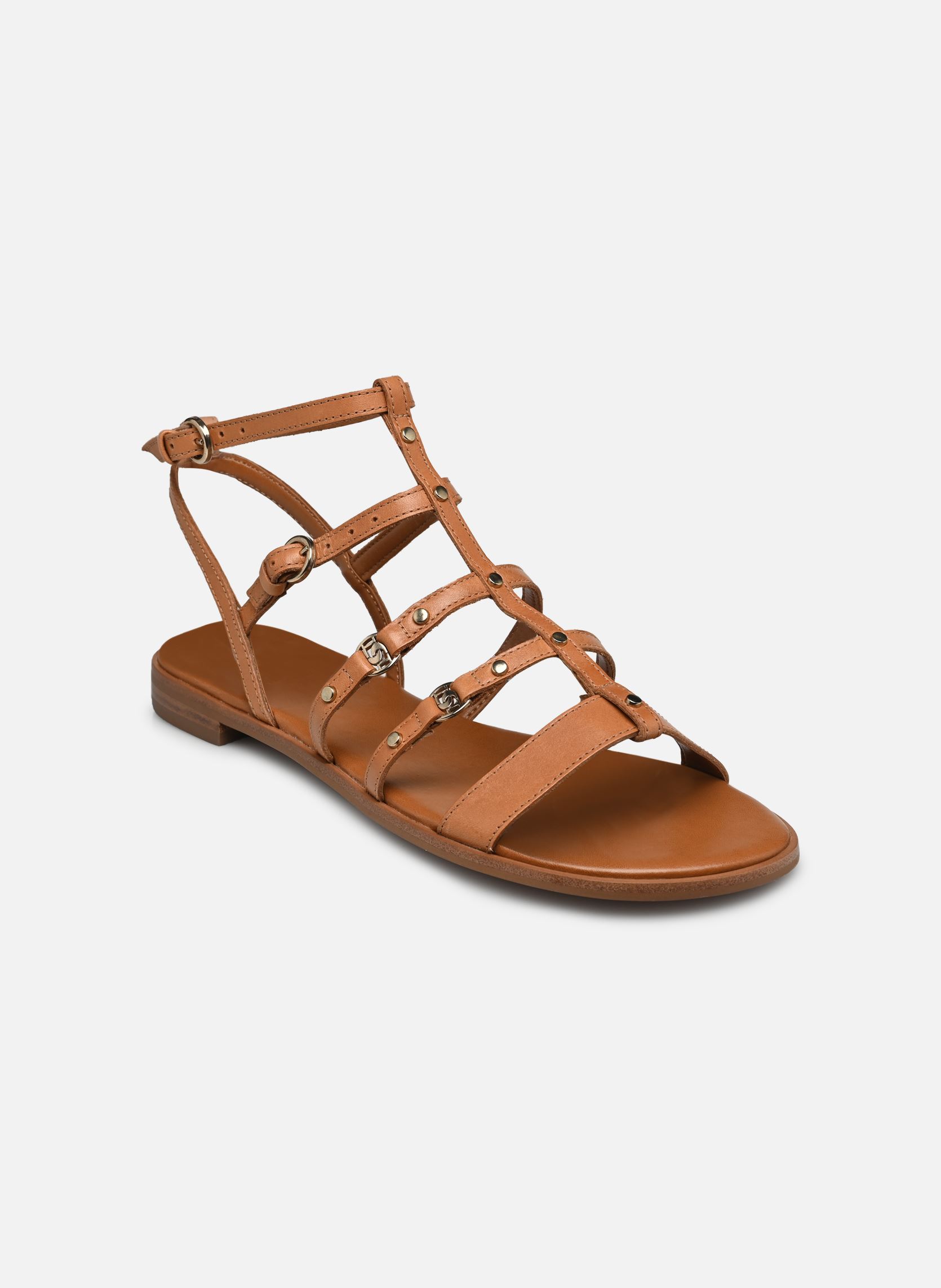 Sandalen LAKES dames bruin Dune London Sandalen LAKES dames bruin Tan-Leather