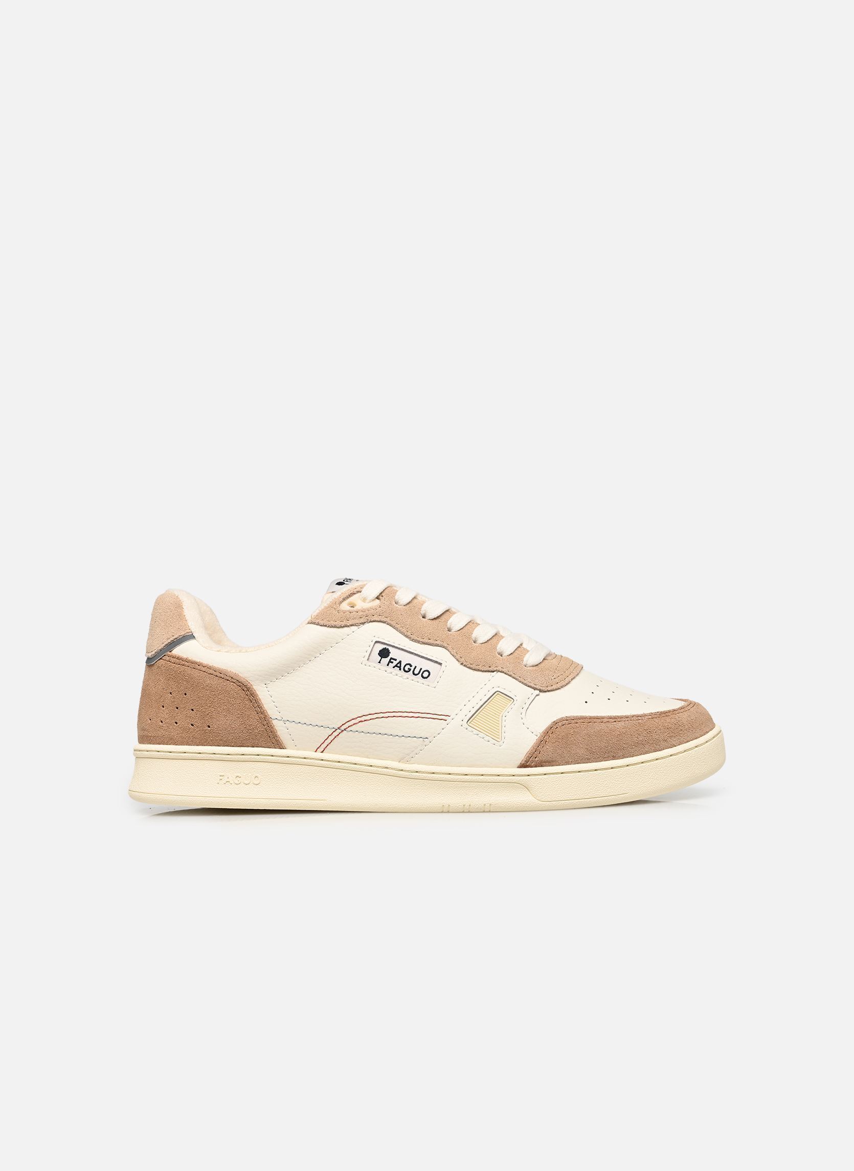 Lage sneakers COMMUTE 1 LEATHER SUEDE M heren bruin Faguo Lage sneakers COMMUTE 1 LEATHER SUEDE M heren bruin CREAM/CAMEL