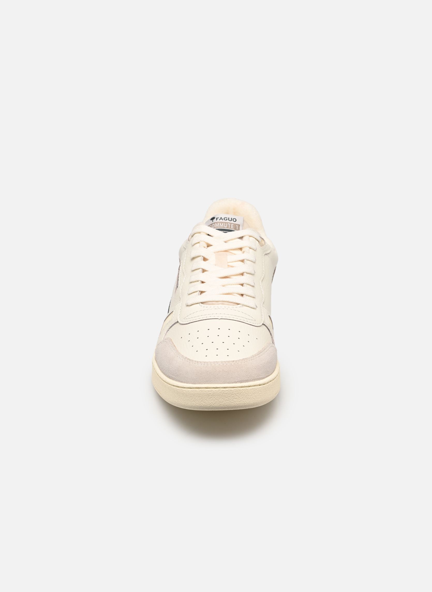 Lage sneakers COMMUTE 1 LEATHER SUEDE M heren wit Faguo Lage sneakers COMMUTE 1 LEATHER SUEDE M heren wit WHITE/GREEN