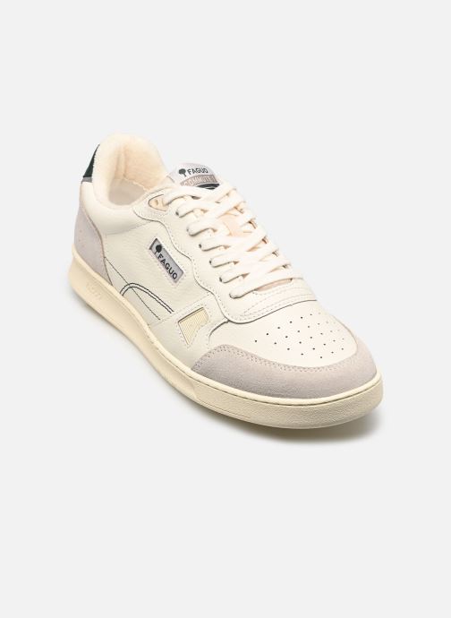 Faguo Niedrige Sneaker COMMUTE 1 LEATHER SUEDE M herren weiß