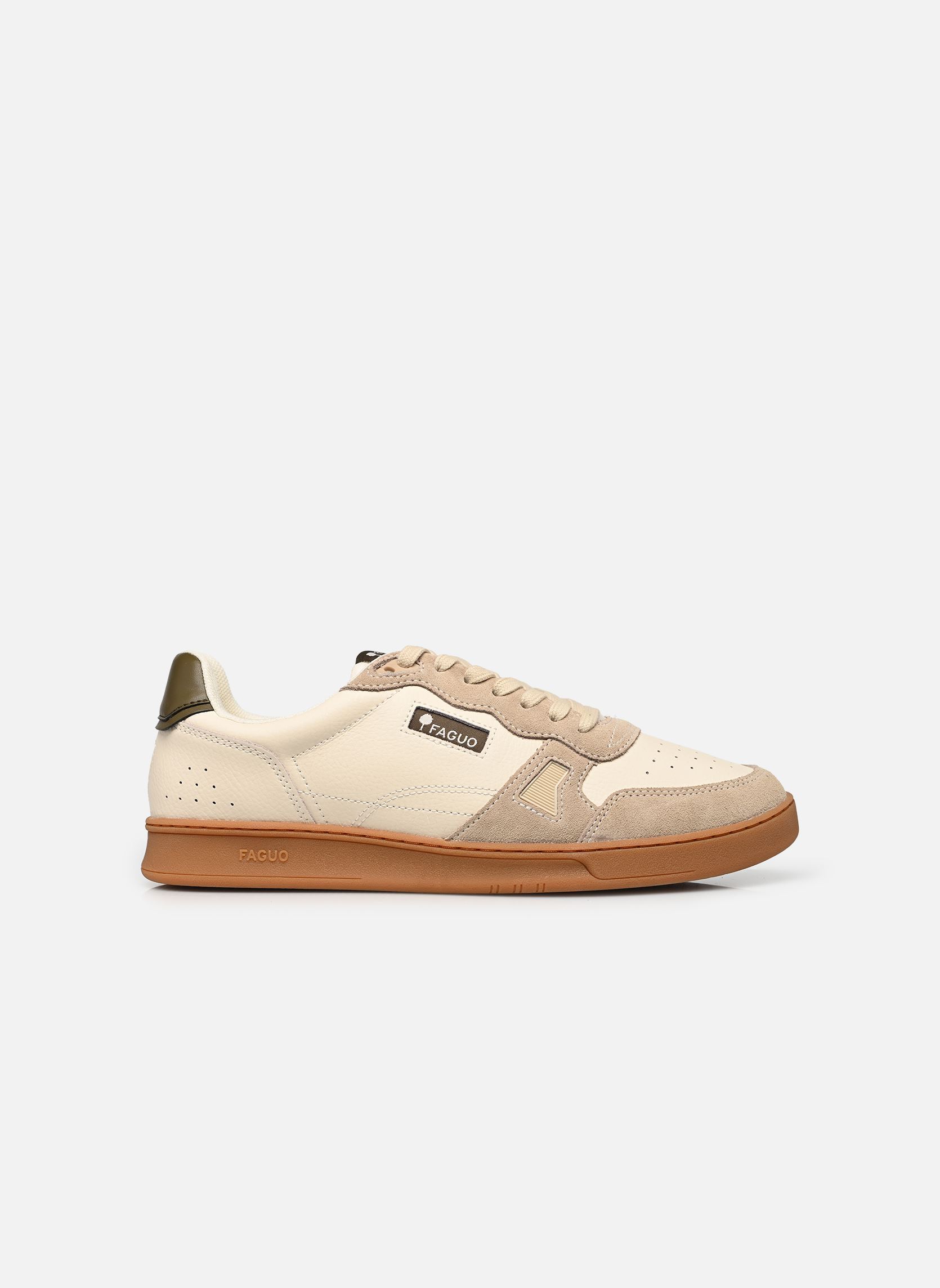 Niedrige Sneaker COMMUTE 1 LEATHER SUEDE M herren beige Faguo Niedrige Sneaker COMMUTE 1 LEATHER SUEDE M herren beige CREAM/KAKI