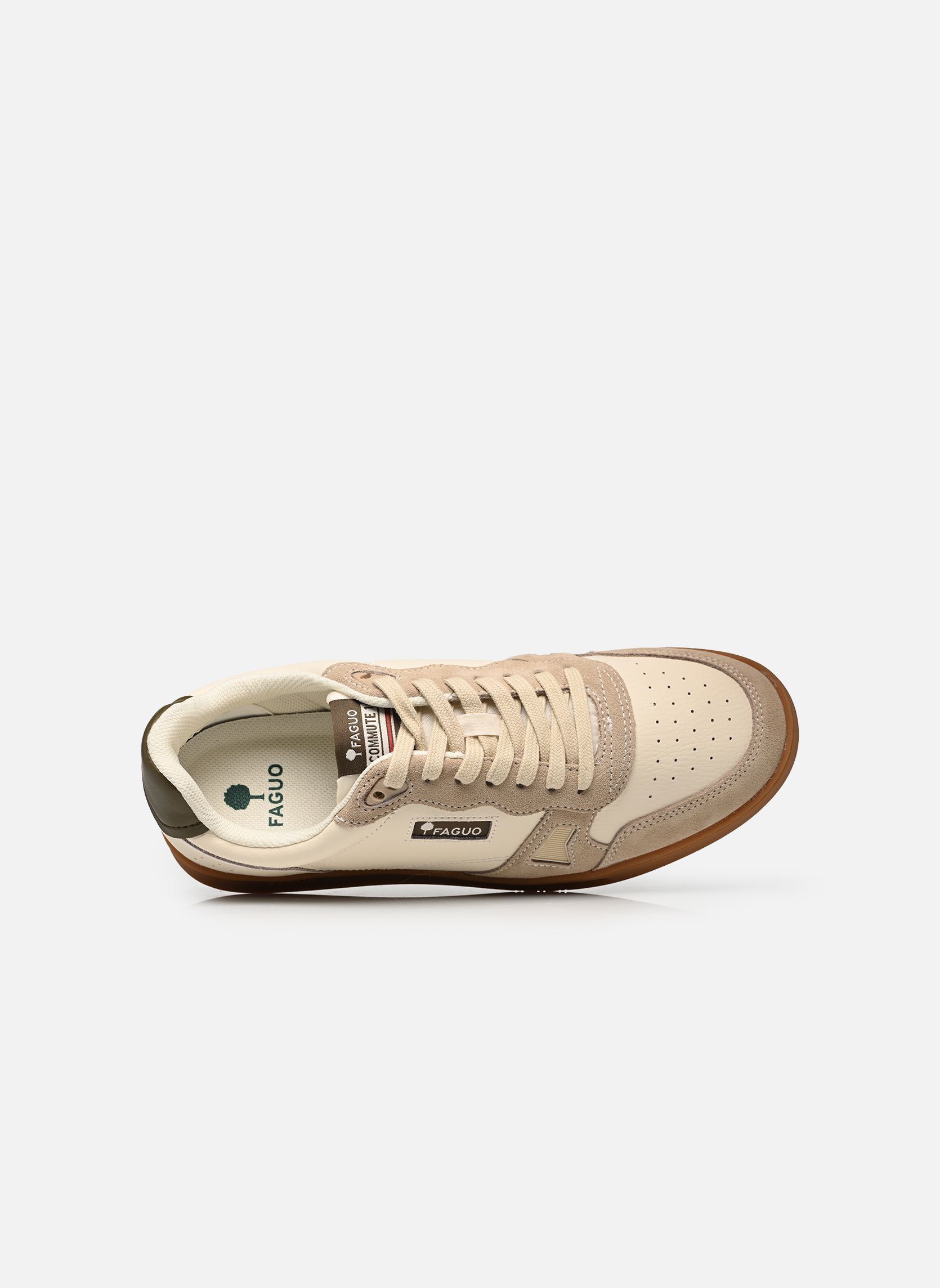 Niedrige Sneaker COMMUTE 1 LEATHER SUEDE M herren beige Faguo Niedrige Sneaker COMMUTE 1 LEATHER SUEDE M herren beige CREAM/KAKI