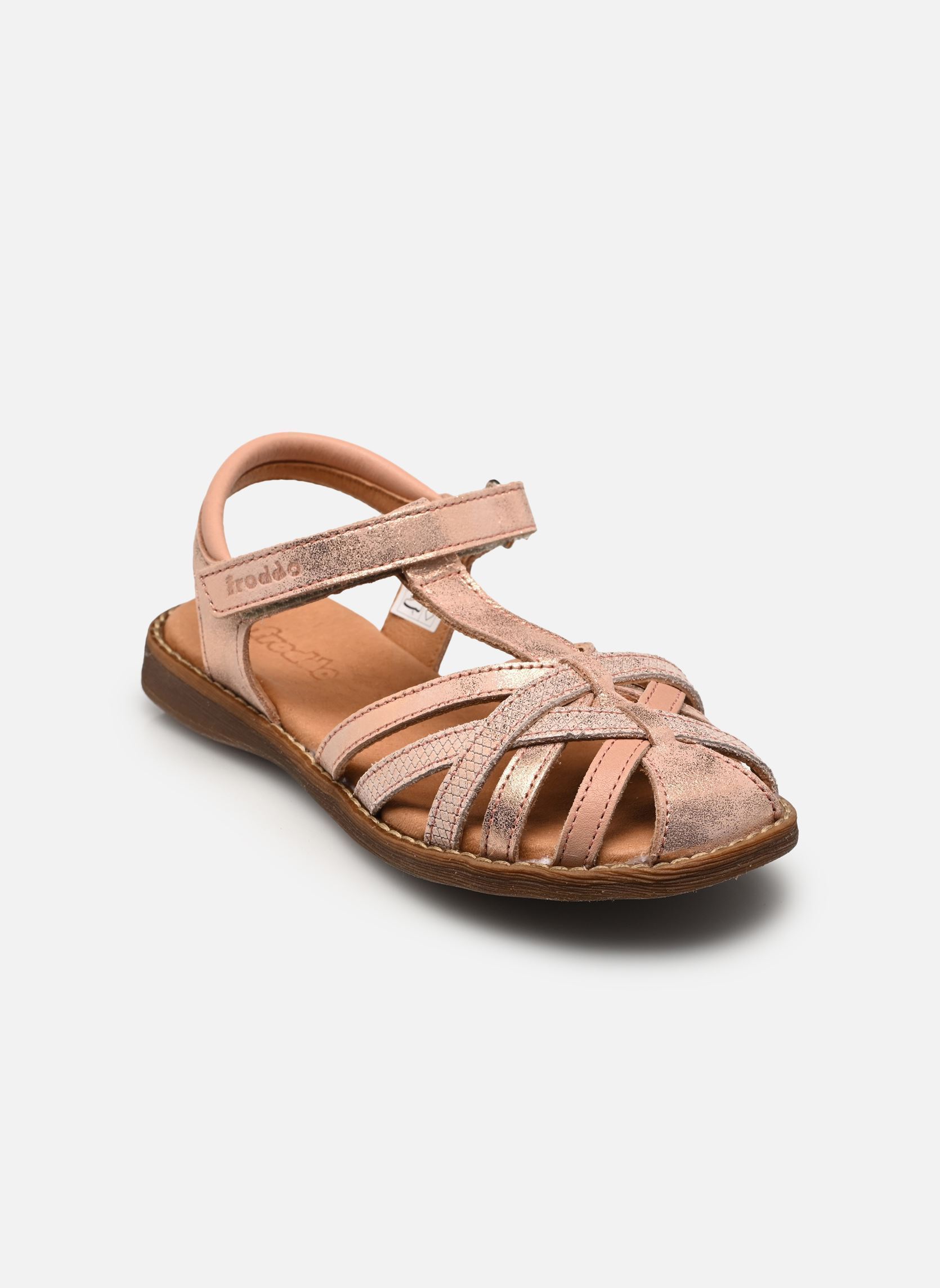 Sandalen Lore Rosa mädchen silber Froddo Sandalen Lore Rosa mädchen silber PINK/GOLD