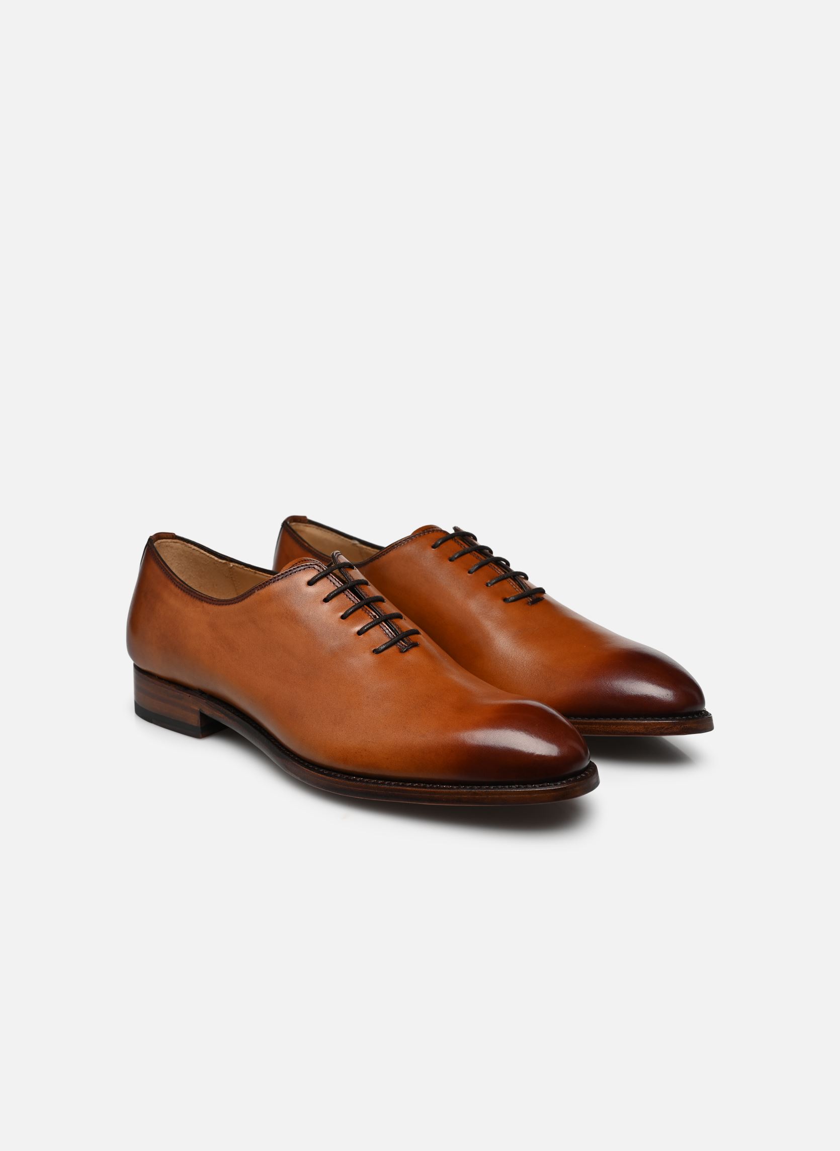 Richelieus WONE COUSU GOOD YEAR homme marron Marvin&Co Luxe Richelieus WONE COUSU GOOD YEAR homme marron Cognac Clair