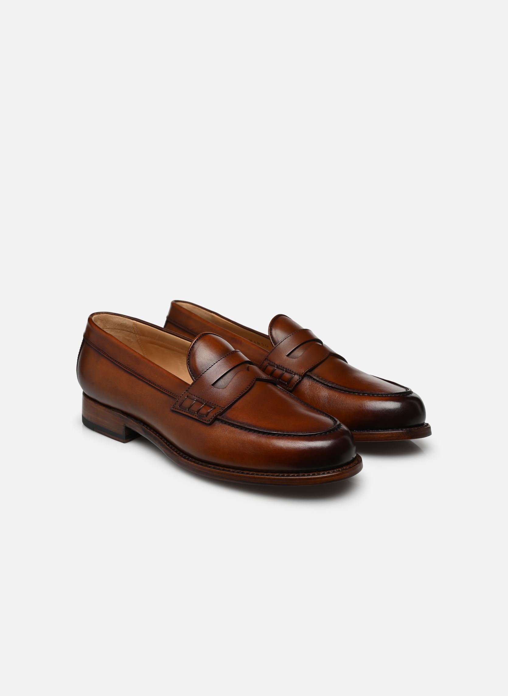 Mocassins WEPLU COUSU GOOD YEAR homme marron Marvin&Co Luxe Mocassins WEPLU COUSU GOOD YEAR homme marron COGNAC
