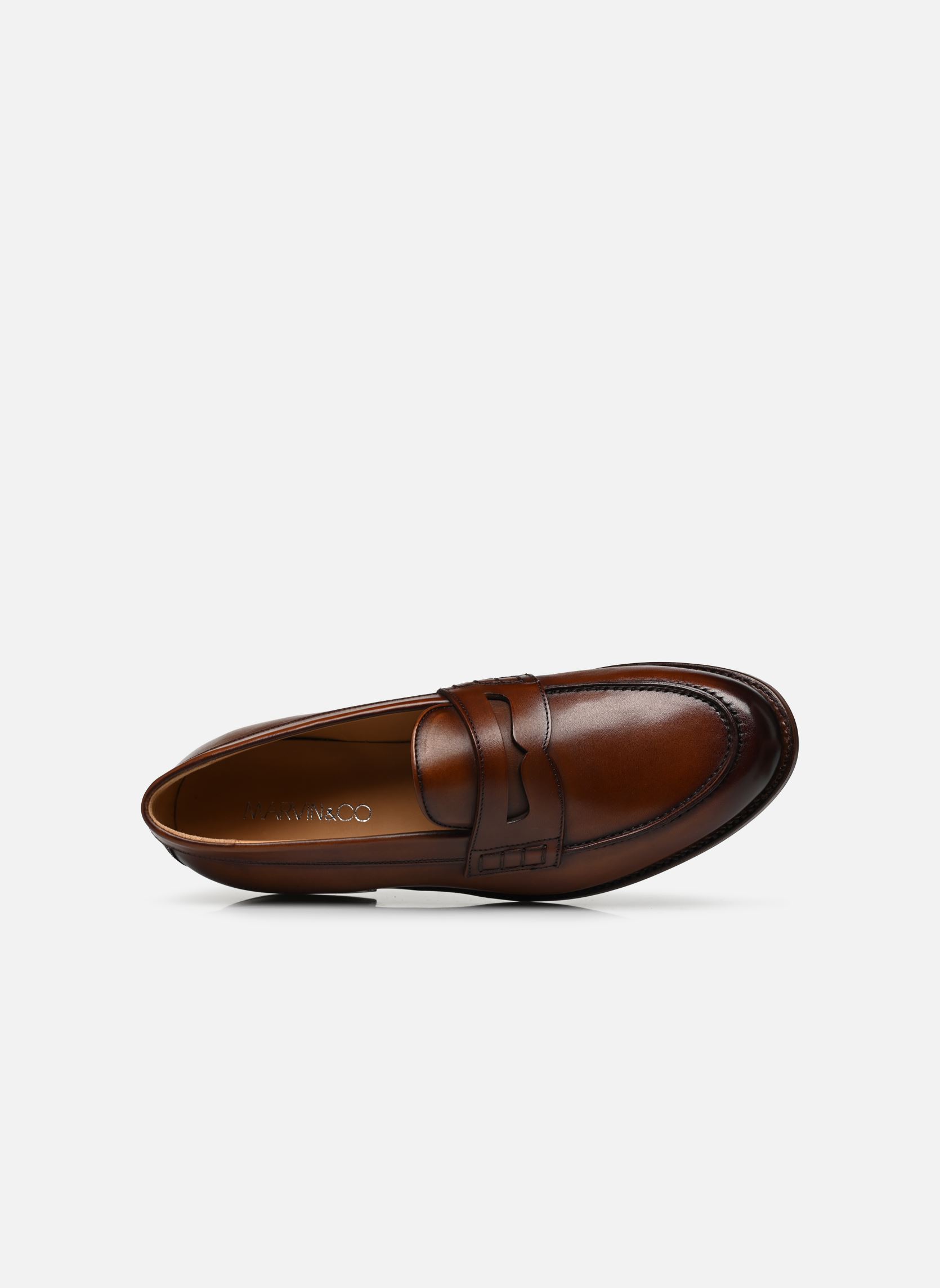 Mocassins WEPLU COUSU GOOD YEAR homme marron Marvin&Co Luxe Mocassins WEPLU COUSU GOOD YEAR homme marron COGNAC