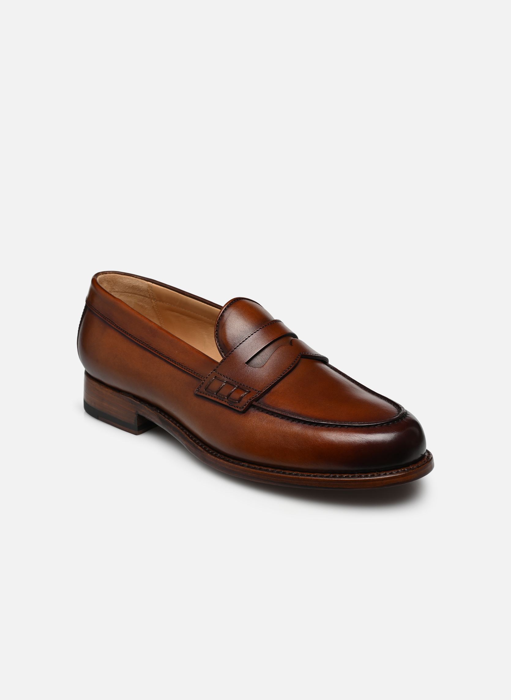 Mocassins WEPLU COUSU GOOD YEAR homme marron Marvin&Co Luxe Mocassins WEPLU COUSU GOOD YEAR homme marron COGNAC