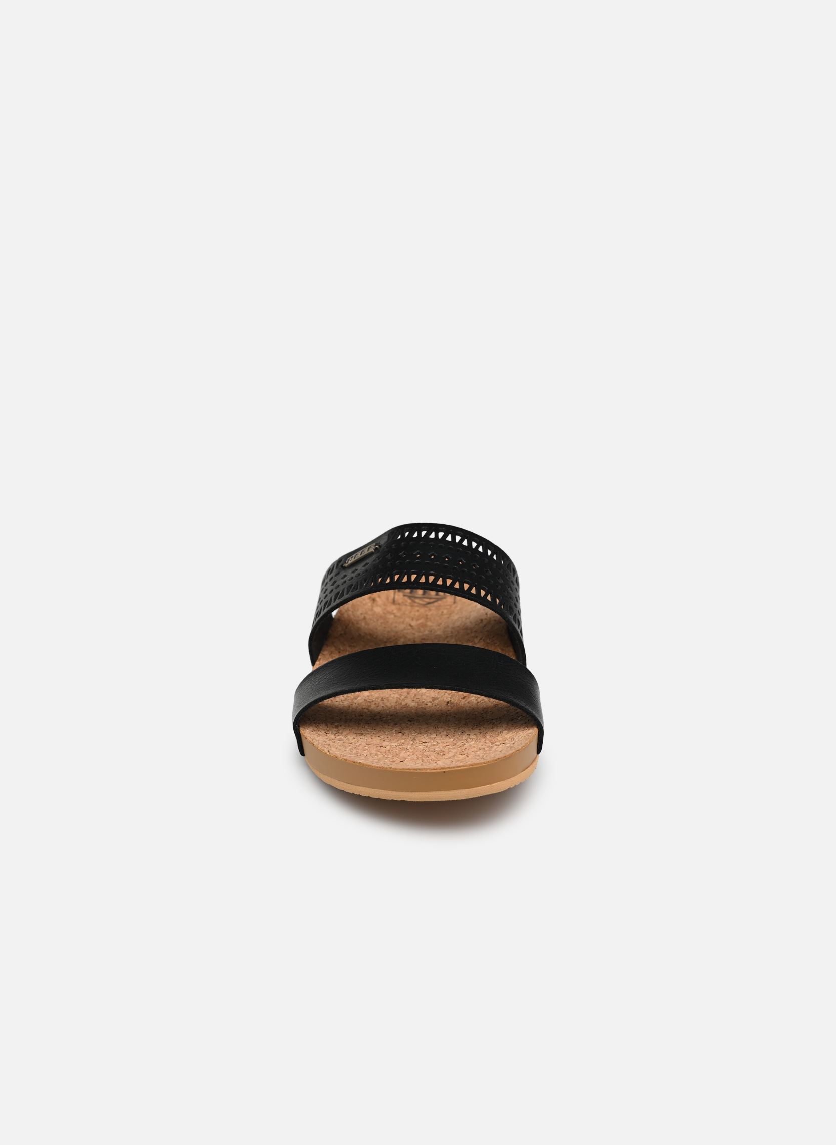 Pantoletten CUSHION VISTA PERF damen schwarz Reef Pantoletten CUSHION VISTA PERF damen schwarz BLACK/TAN