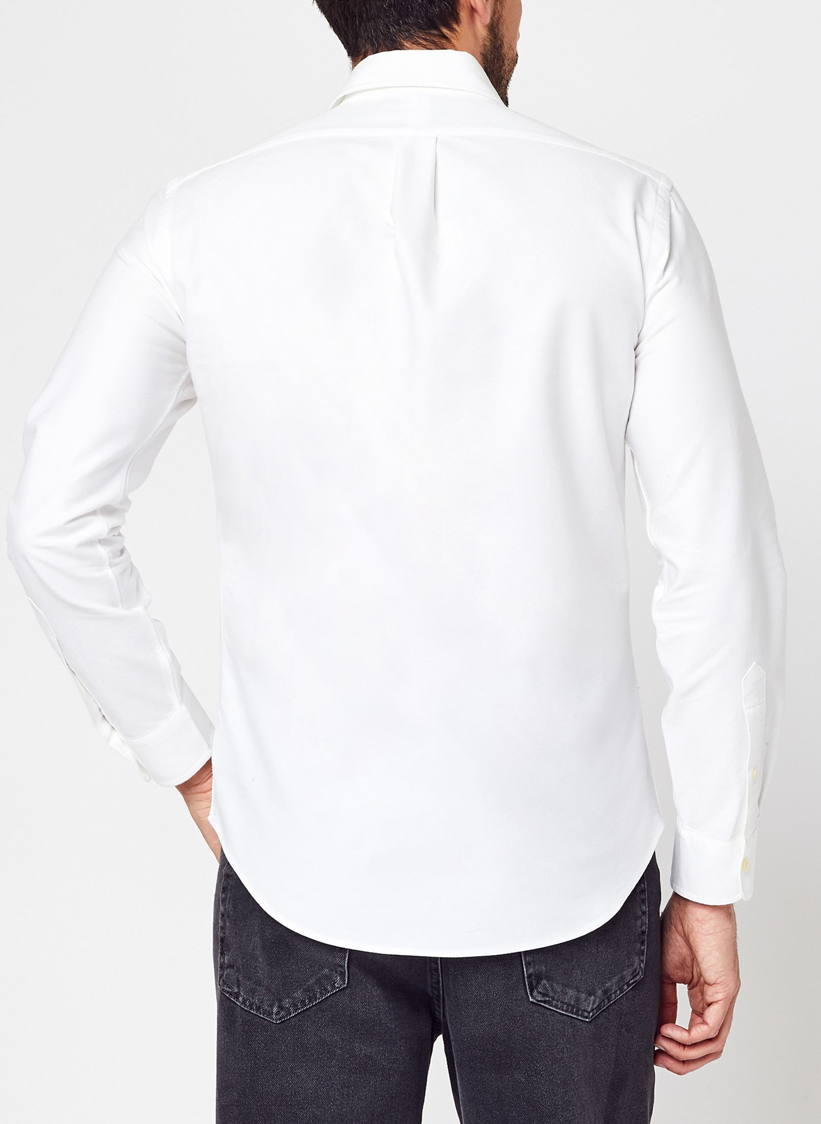 Chemises Chemise Oxford cintrée 710549084 homme blanc Polo Ralph Lauren Chemises Chemise Oxford cintrée 710549084 homme blanc BSR WHITE