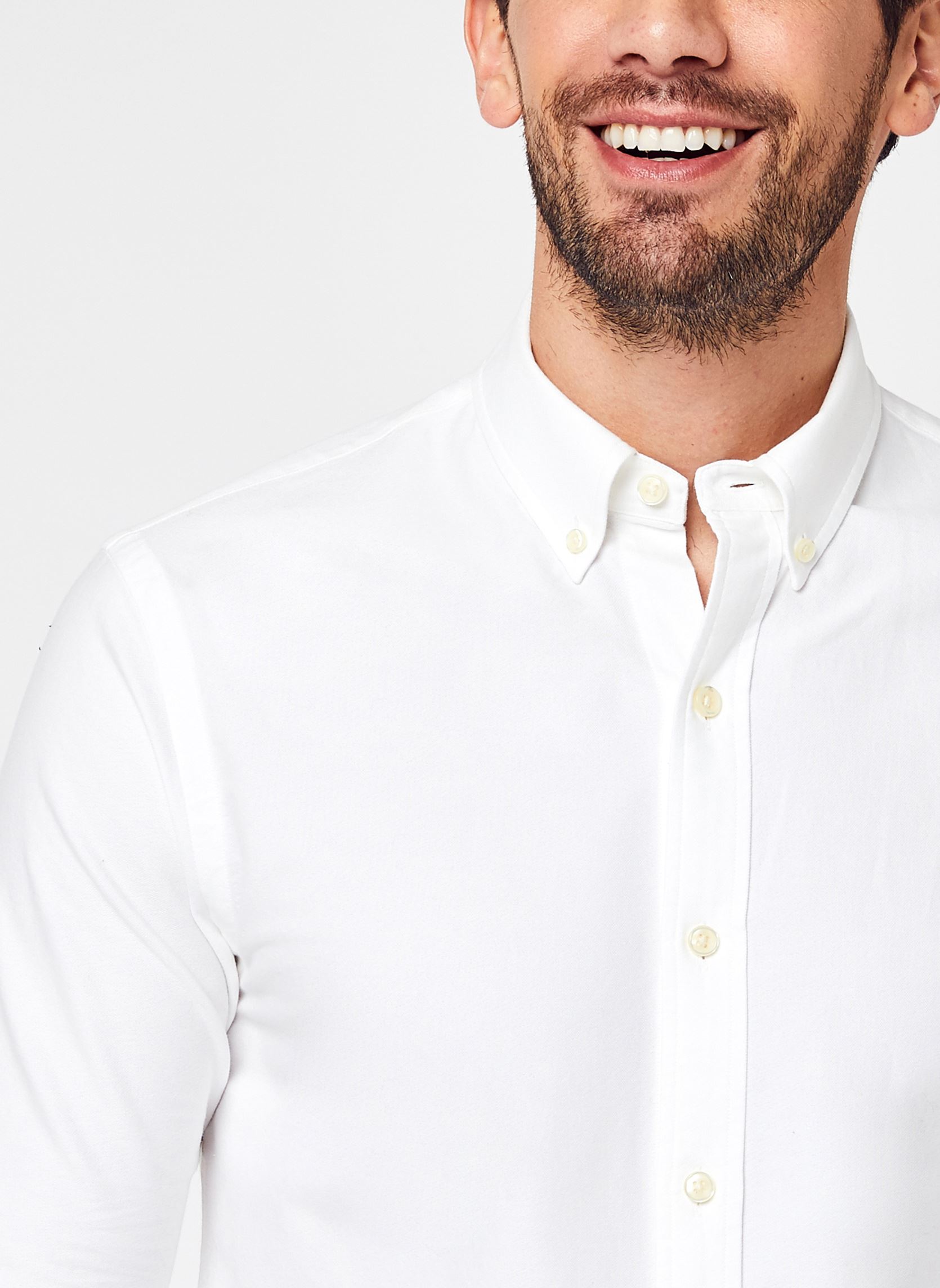 Chemises Chemise Oxford cintrée 710549084 homme blanc Polo Ralph Lauren Chemises Chemise Oxford cintrée 710549084 homme blanc BSR WHITE