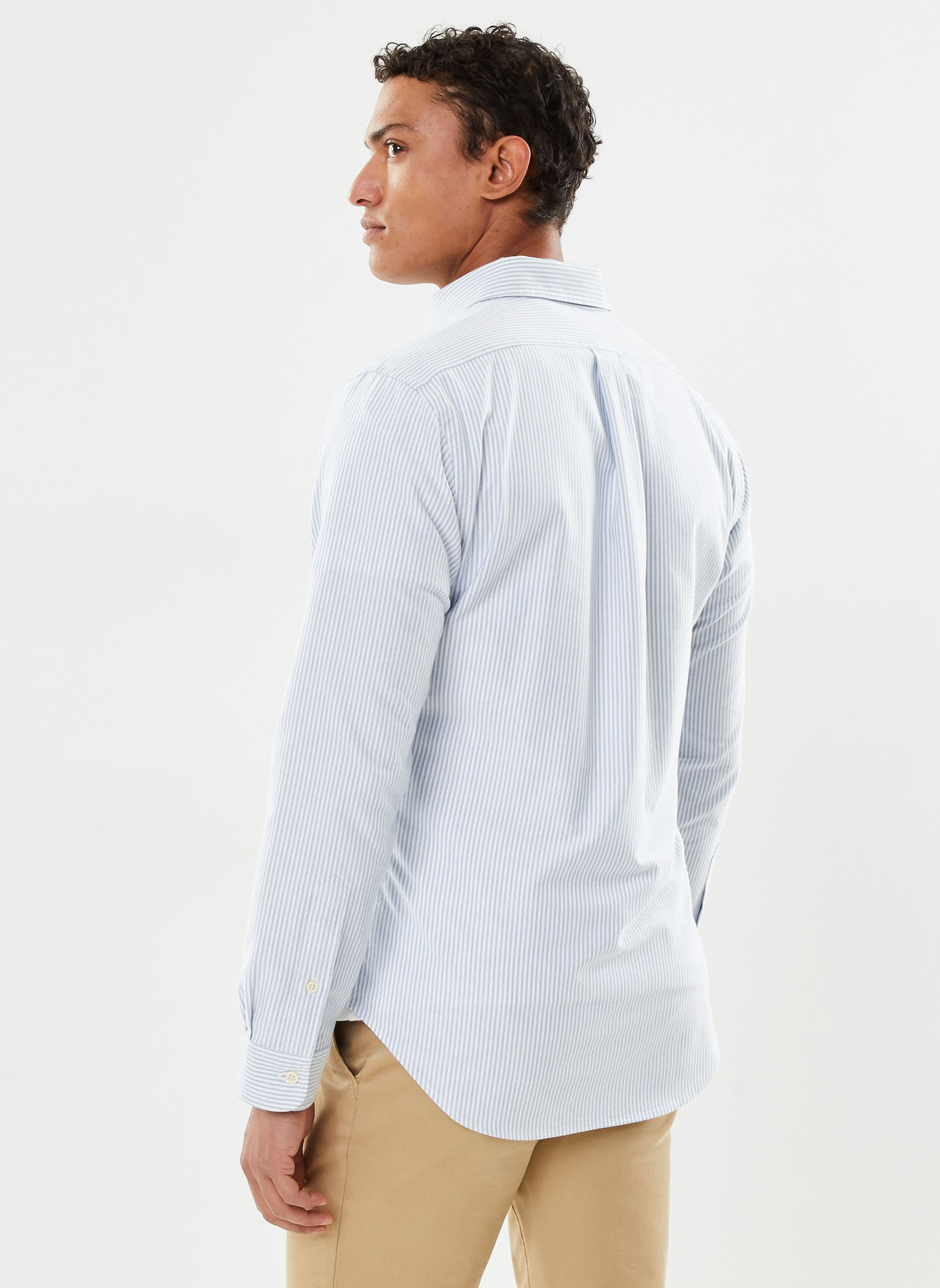 Chemises Chemise Oxford cintrée 710549084 homme bleu Polo Ralph Lauren Chemises Chemise Oxford cintrée 710549084 homme bleu BSR BLUE/WHITE