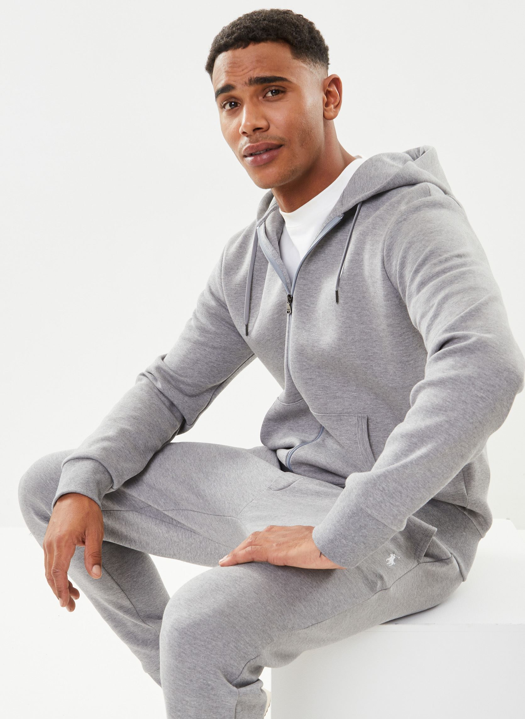 Sweat shirt Polo Ralph Lauren SWEATSHIRT ZIPPE EN DOUBLE KNIT TECH EU - vue 8