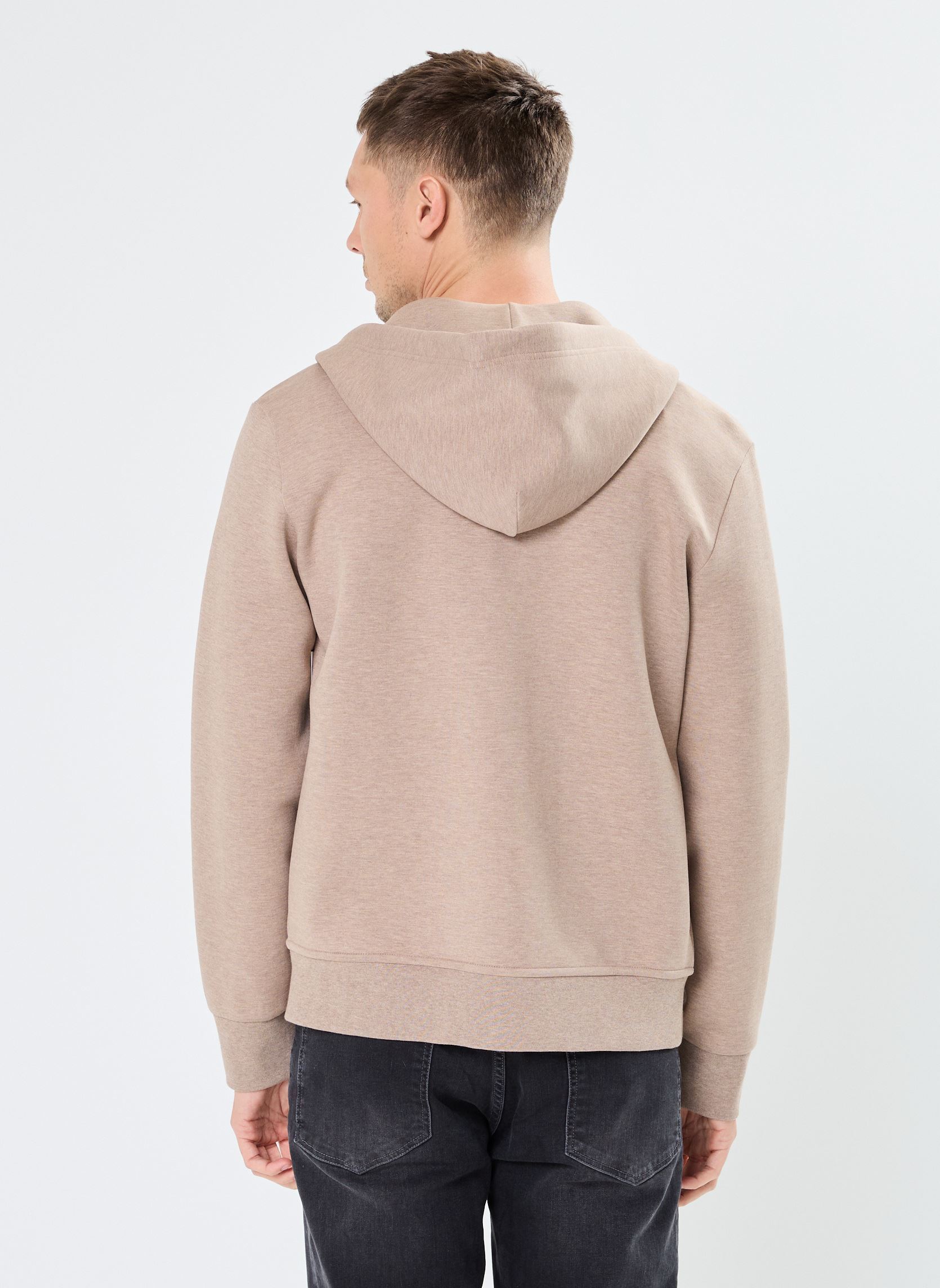 Hoodies Sweat à capuche en maille double heren beige Polo Ralph Lauren Hoodies Sweat à capuche en maille double heren beige ADIRONDACK HEATHER