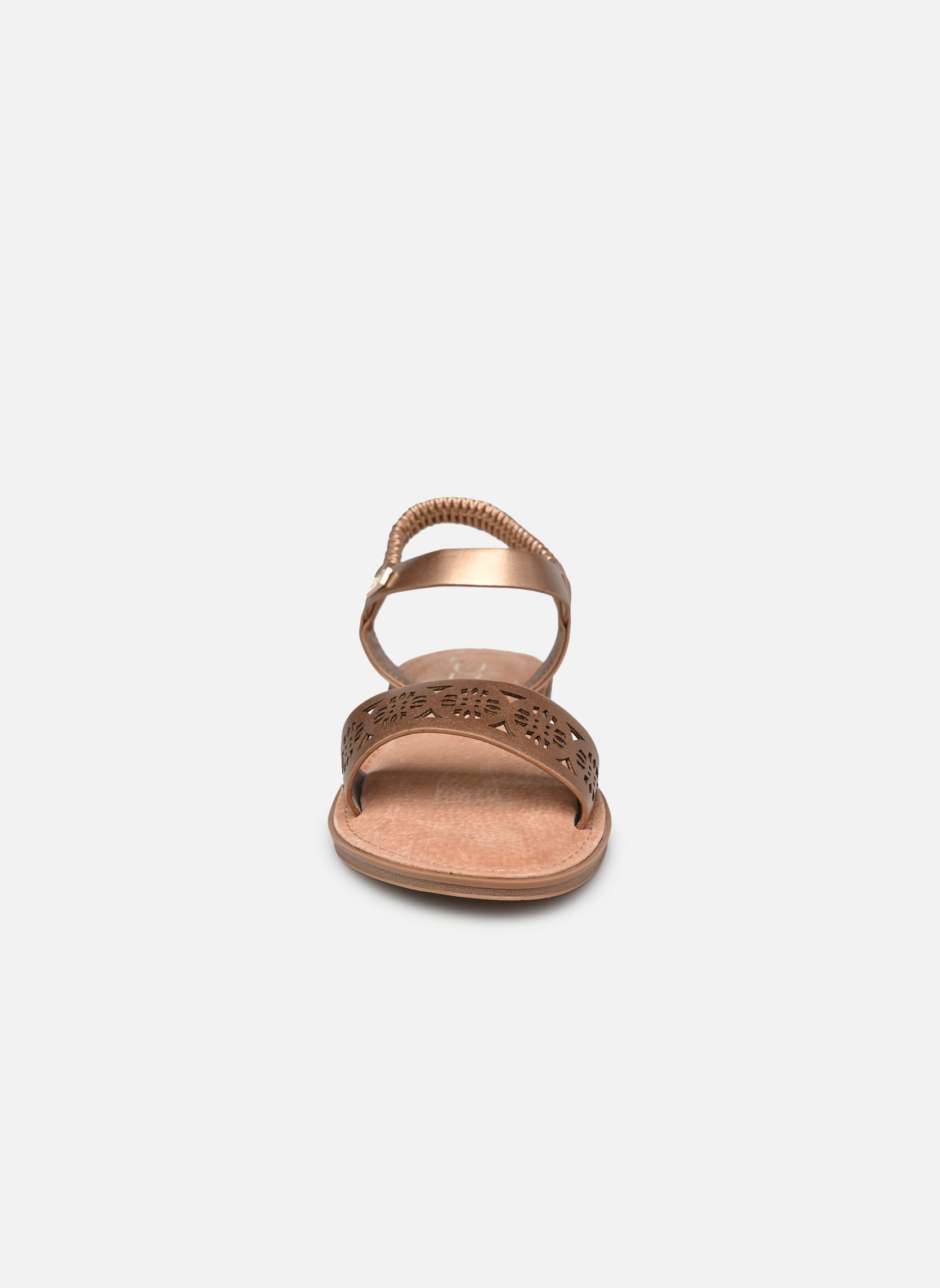 Sandalen FANIE damen gold und bronze LPB -LES PETITES BOMBES Sandalen FANIE damen gold und bronze Champagne metal