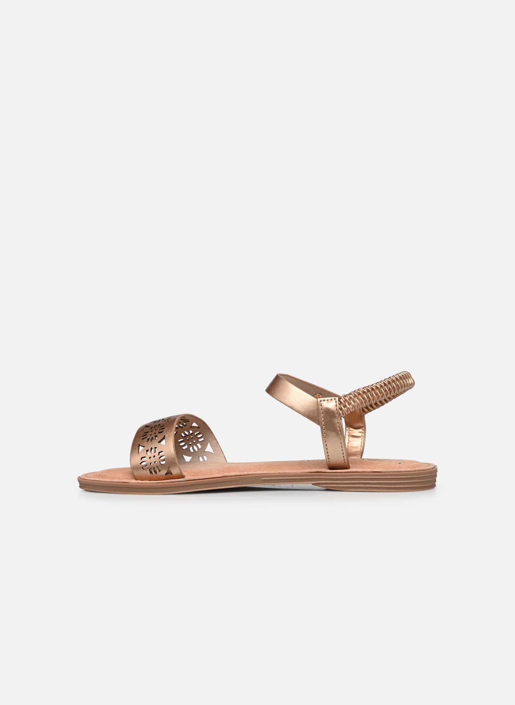 Sandalen FANIE damen gold und bronze LPB -LES PETITES BOMBES Sandalen FANIE damen gold und bronze Champagne metal