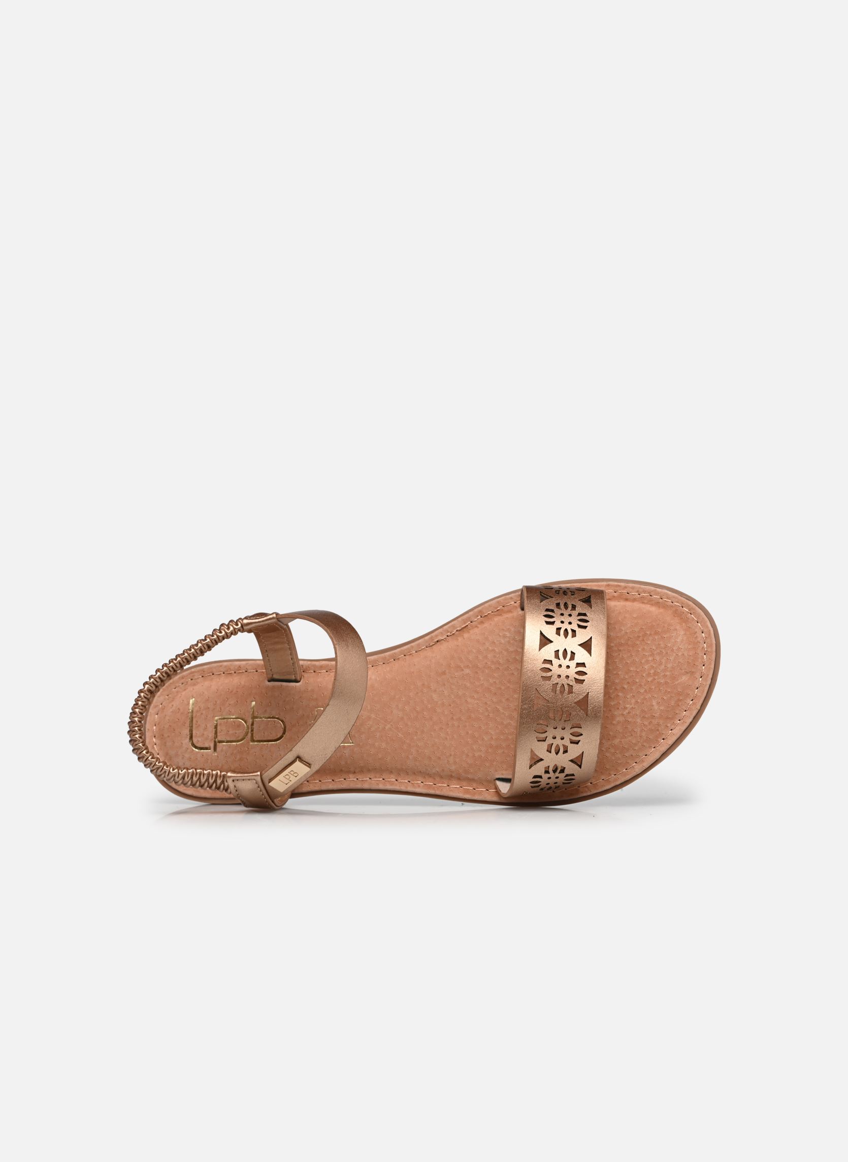 Sandalen FANIE damen gold und bronze LPB -LES PETITES BOMBES Sandalen FANIE damen gold und bronze Champagne metal