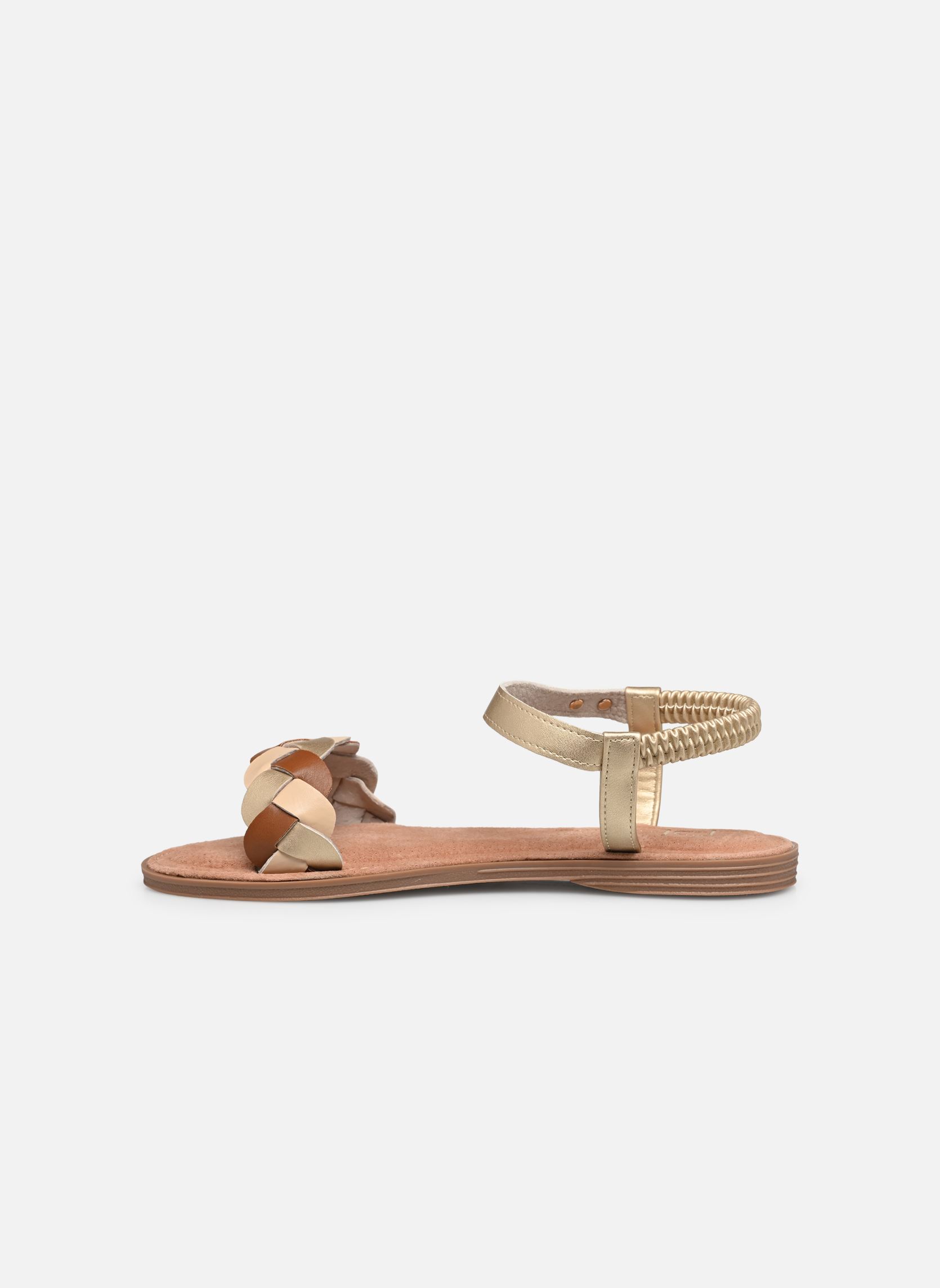 Sandales FINA femme or et bronze LPB -LES PETITES BOMBES Sandales FINA femme or et bronze Tan/Or