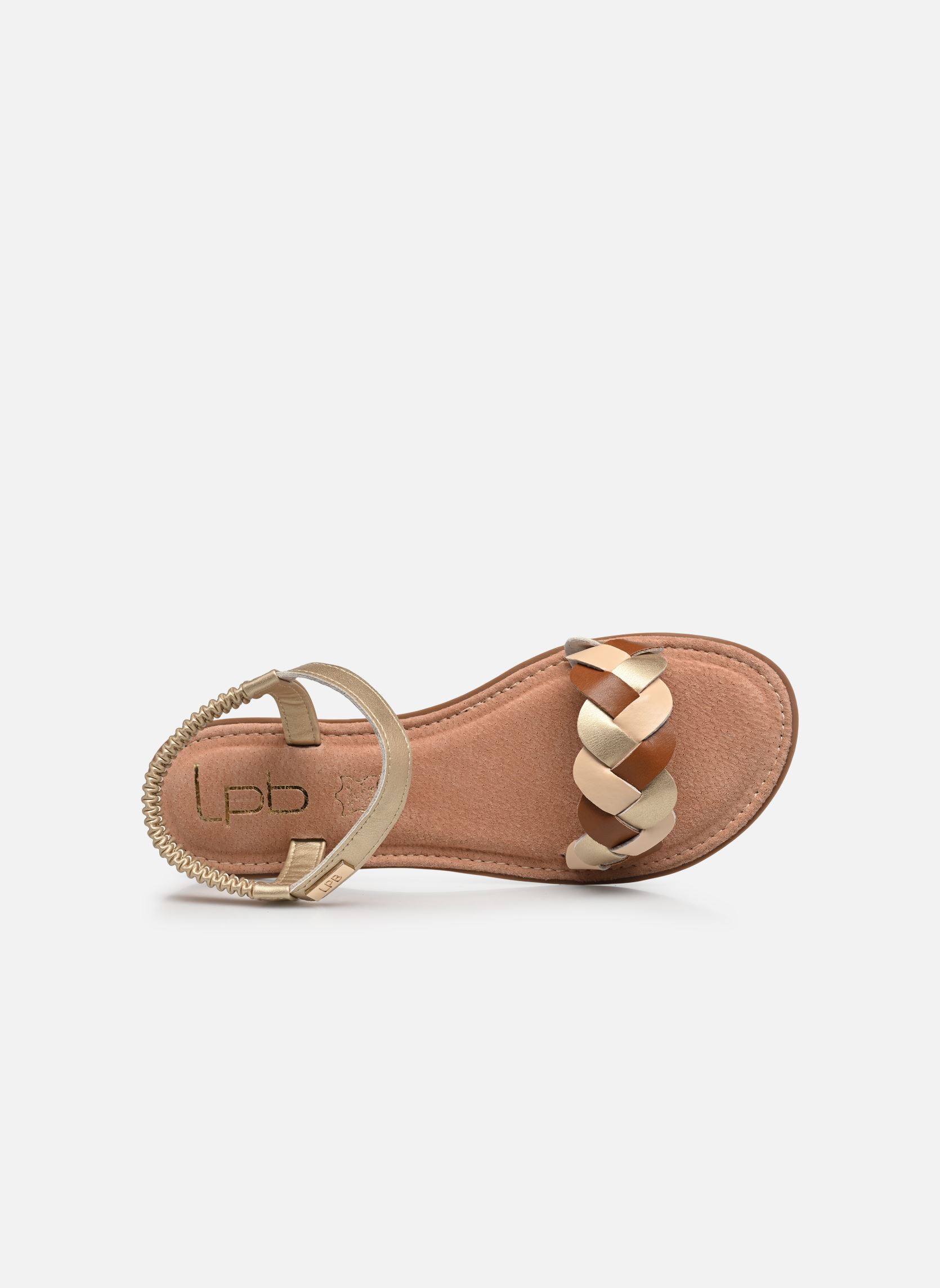 Sandales FINA femme or et bronze LPB -LES PETITES BOMBES Sandales FINA femme or et bronze Tan/Or