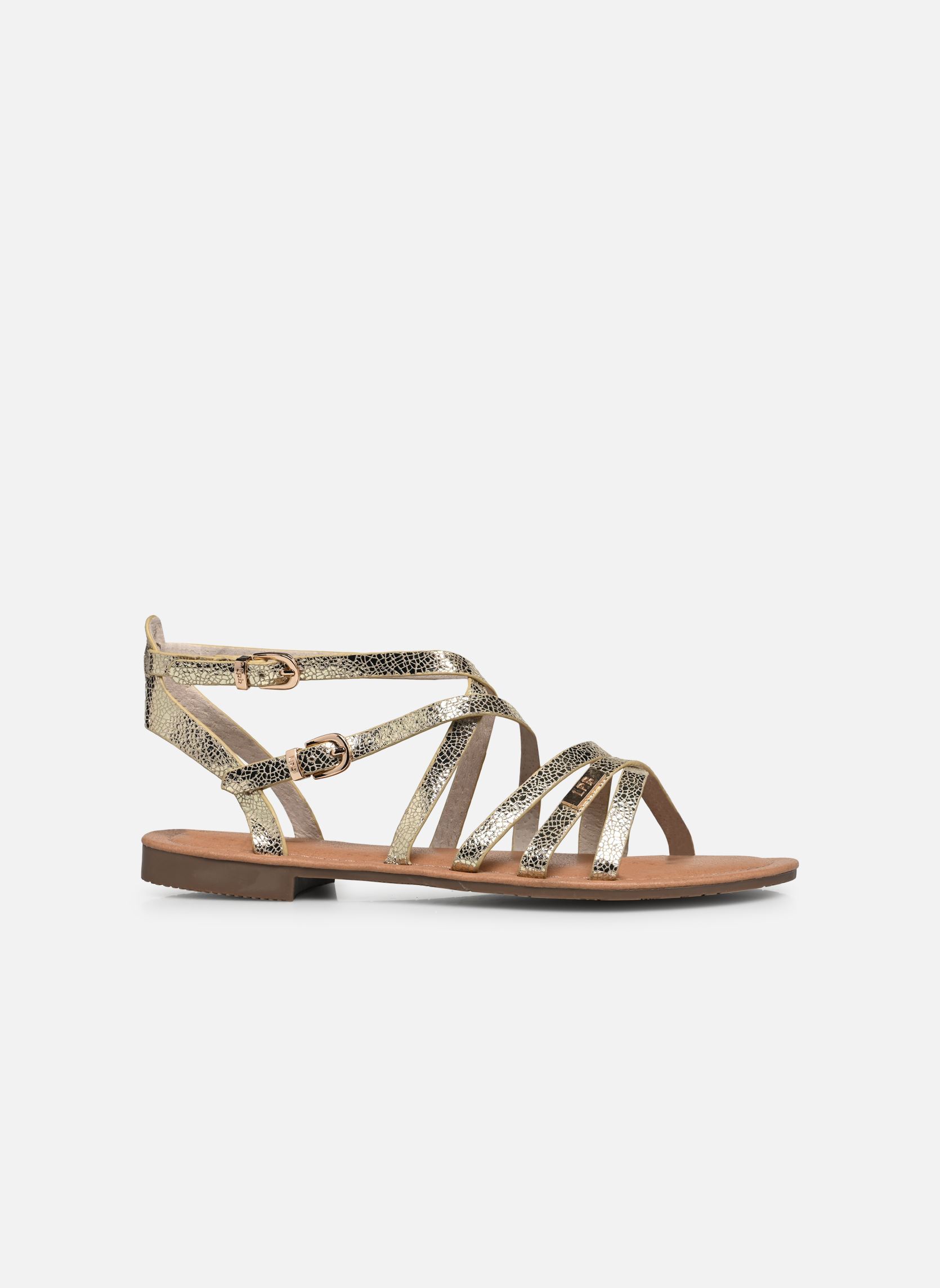 Sandales FIKEN femme or et bronze LPB -LES PETITES BOMBES Sandales FIKEN femme or et bronze Or Metal