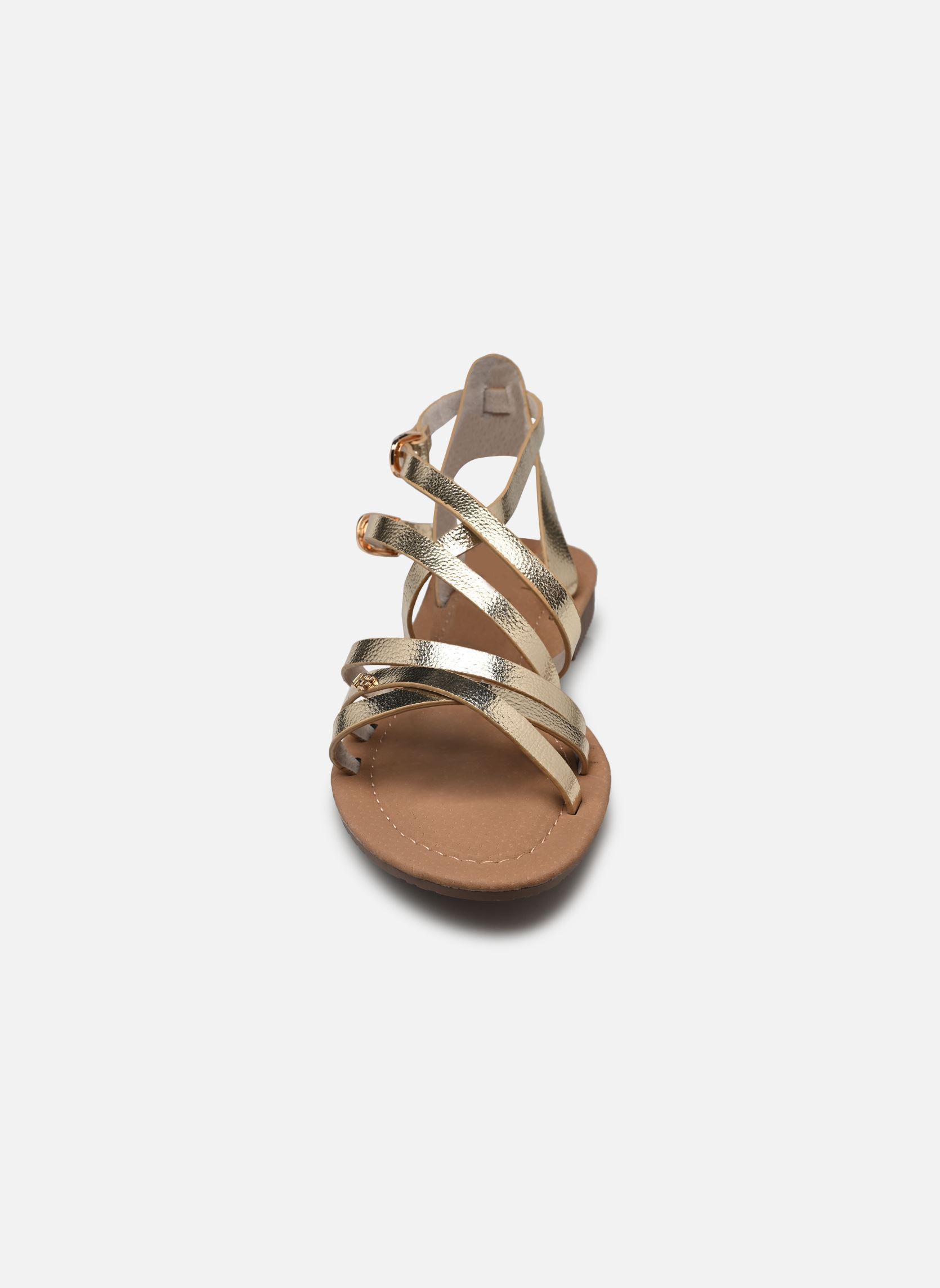 Sandalen FIKEN damen gold und bronze LPB -LES PETITES BOMBES Sandalen FIKEN damen gold und bronze Champagne metal