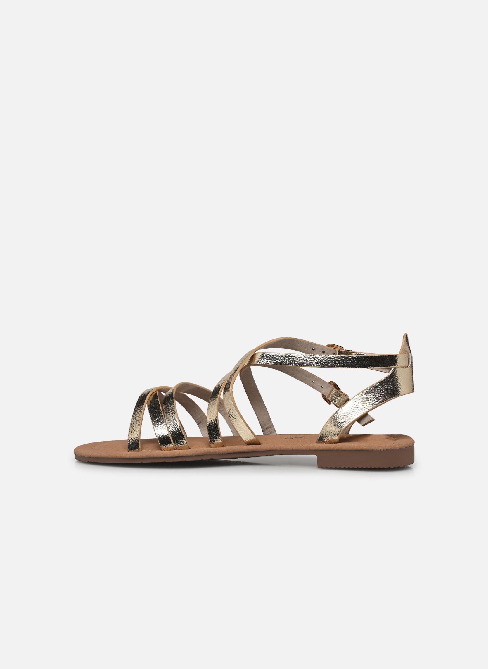 Sandalen FIKEN damen gold und bronze LPB -LES PETITES BOMBES Sandalen FIKEN damen gold und bronze Champagne metal