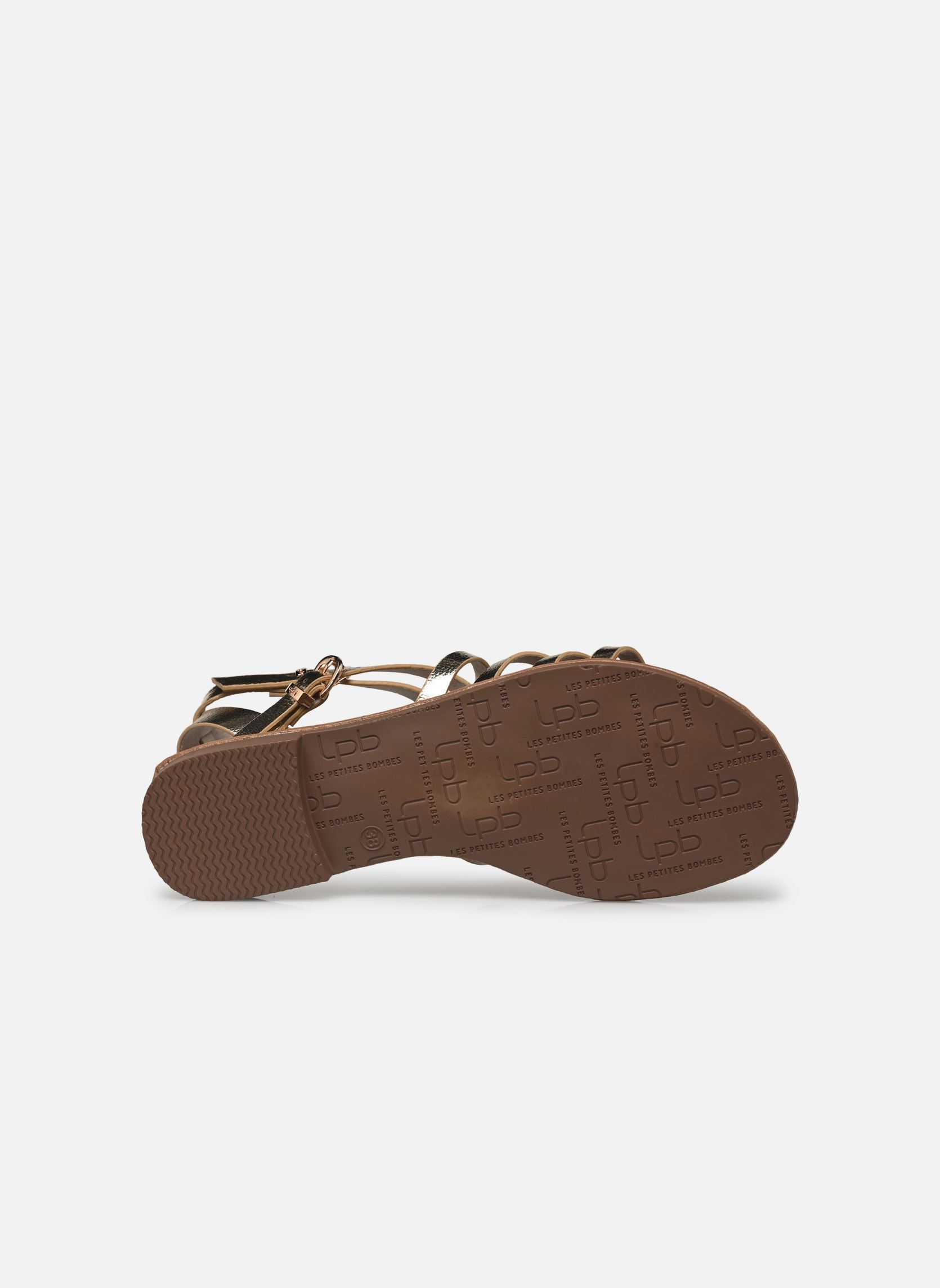 Sandalen FIKEN damen gold und bronze LPB -LES PETITES BOMBES Sandalen FIKEN damen gold und bronze Champagne metal
