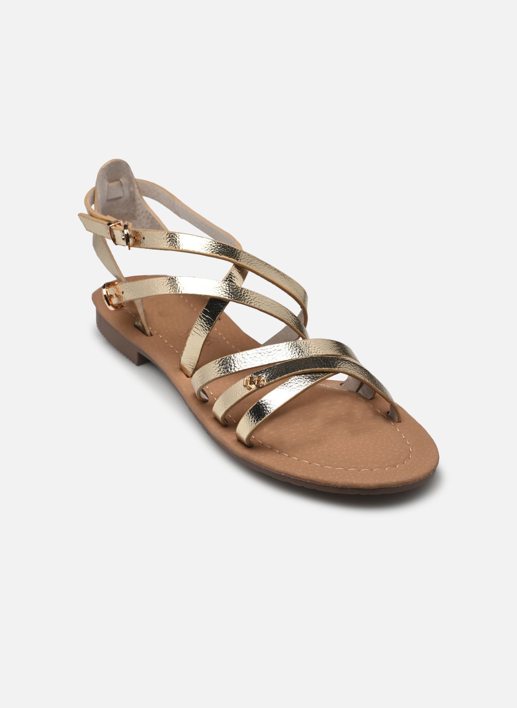 Sandalen FIKEN damen gold und bronze LPB -LES PETITES BOMBES Sandalen FIKEN damen gold und bronze Champagne metal
