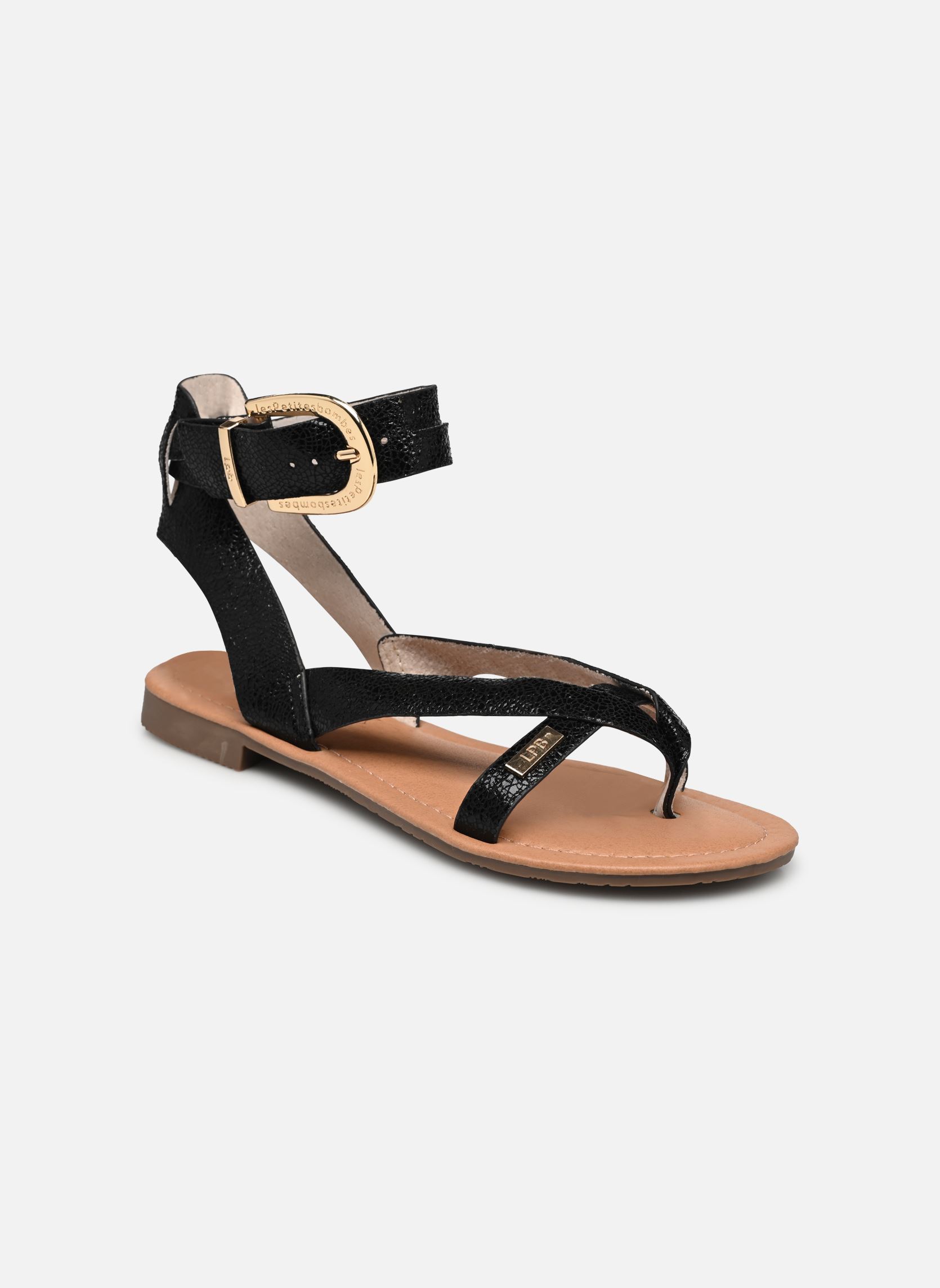 Sandales FIRMA femme noir LPB -LES PETITES BOMBES Sandales FIRMA femme noir Noir Metal