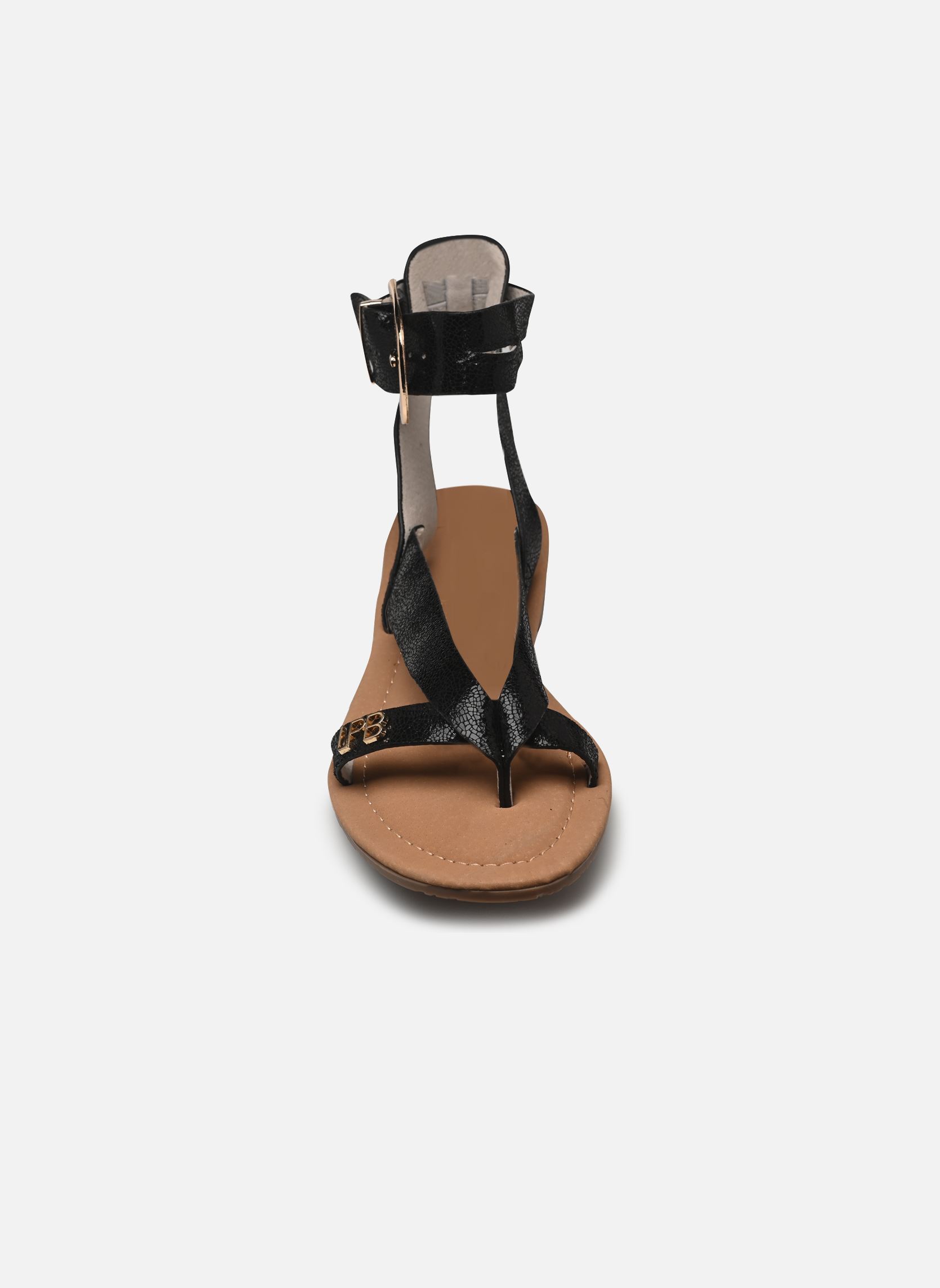Sandalen FIRMA damen schwarz LPB -LES PETITES BOMBES Sandalen FIRMA damen schwarz Noir Metal New