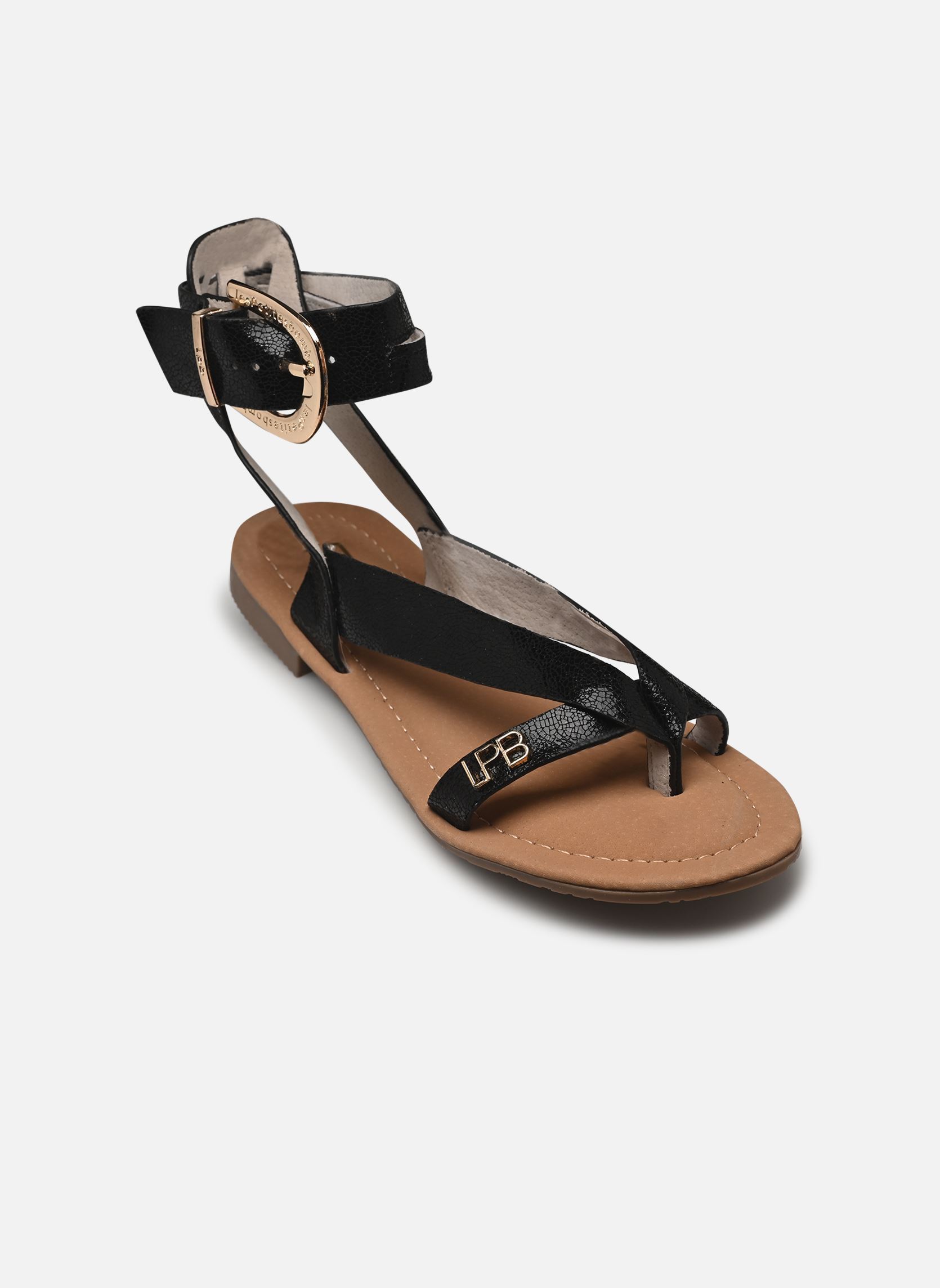 Sandalen FIRMA damen schwarz LPB -LES PETITES BOMBES Sandalen FIRMA damen schwarz Noir Metal New