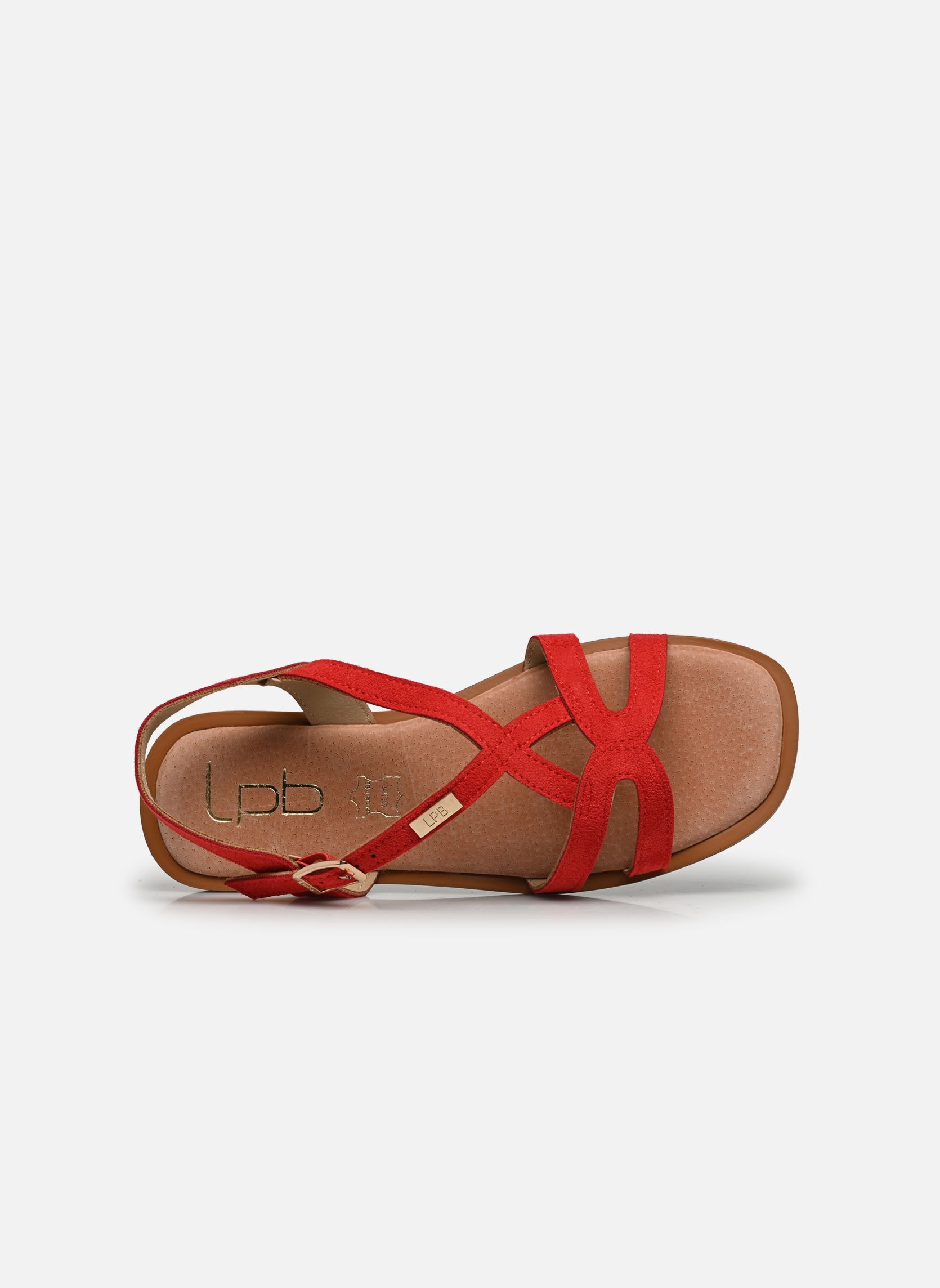Sandalen FIDJI damen rot LPB -LES PETITES BOMBES Sandalen FIDJI damen rot ROUGE SUEDINE