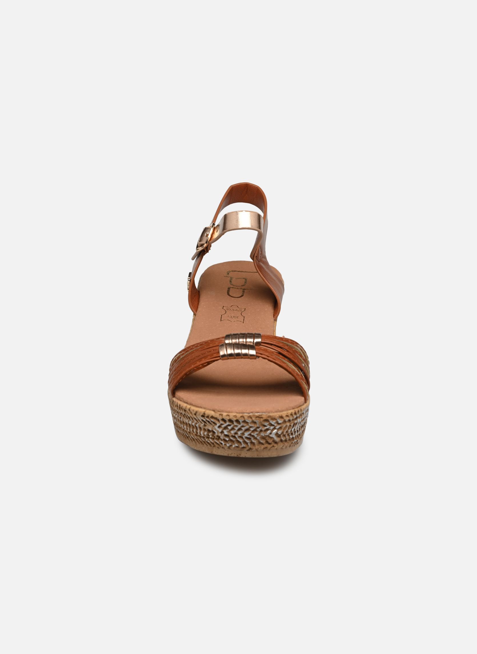Keil- und Plateausandalen FELICIA damen braun LPB -LES PETITES BOMBES Keil- und Plateausandalen FELICIA damen braun Camel