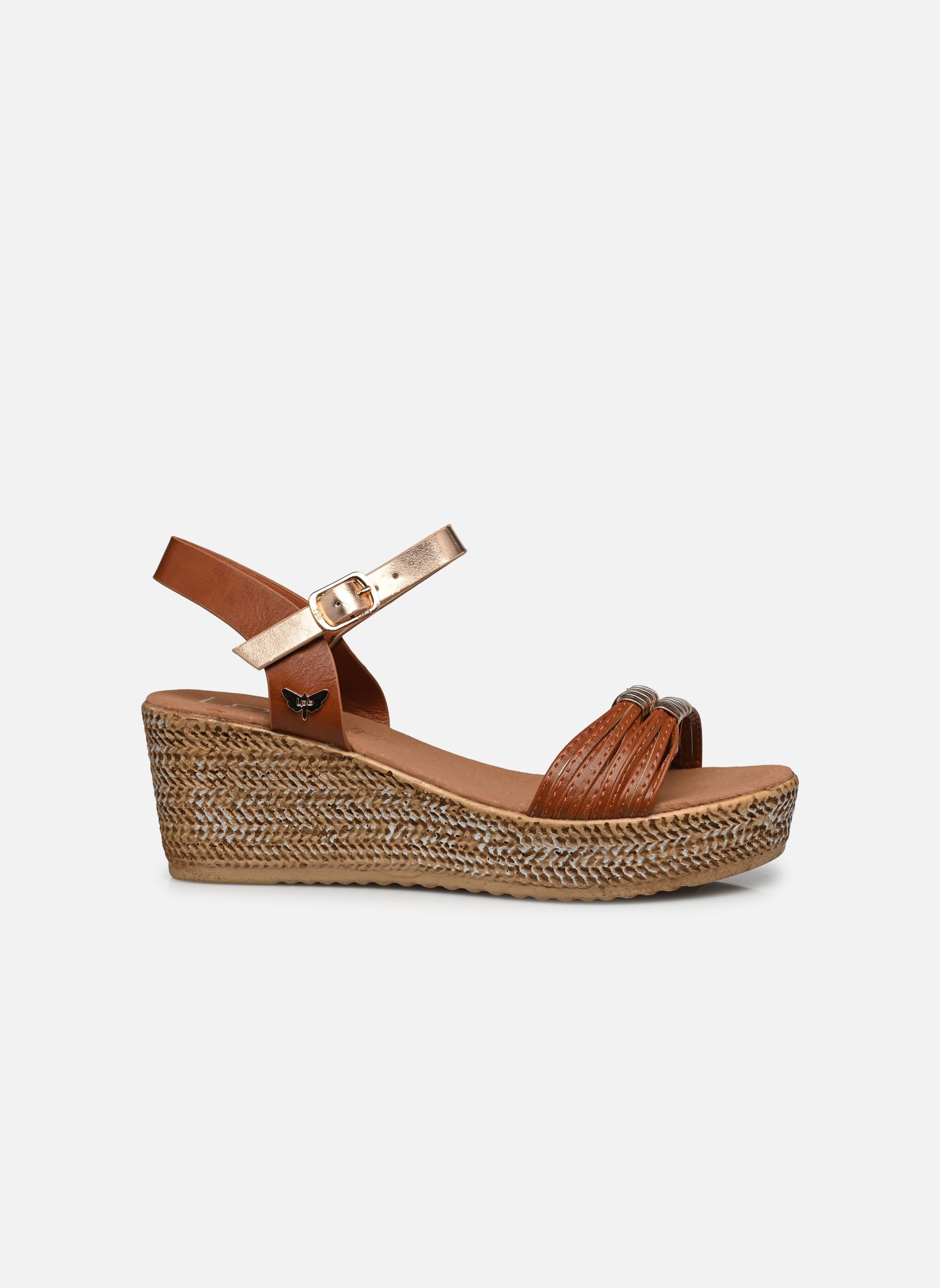 Keil- und Plateausandalen FELICIA damen braun LPB -LES PETITES BOMBES Keil- und Plateausandalen FELICIA damen braun Camel