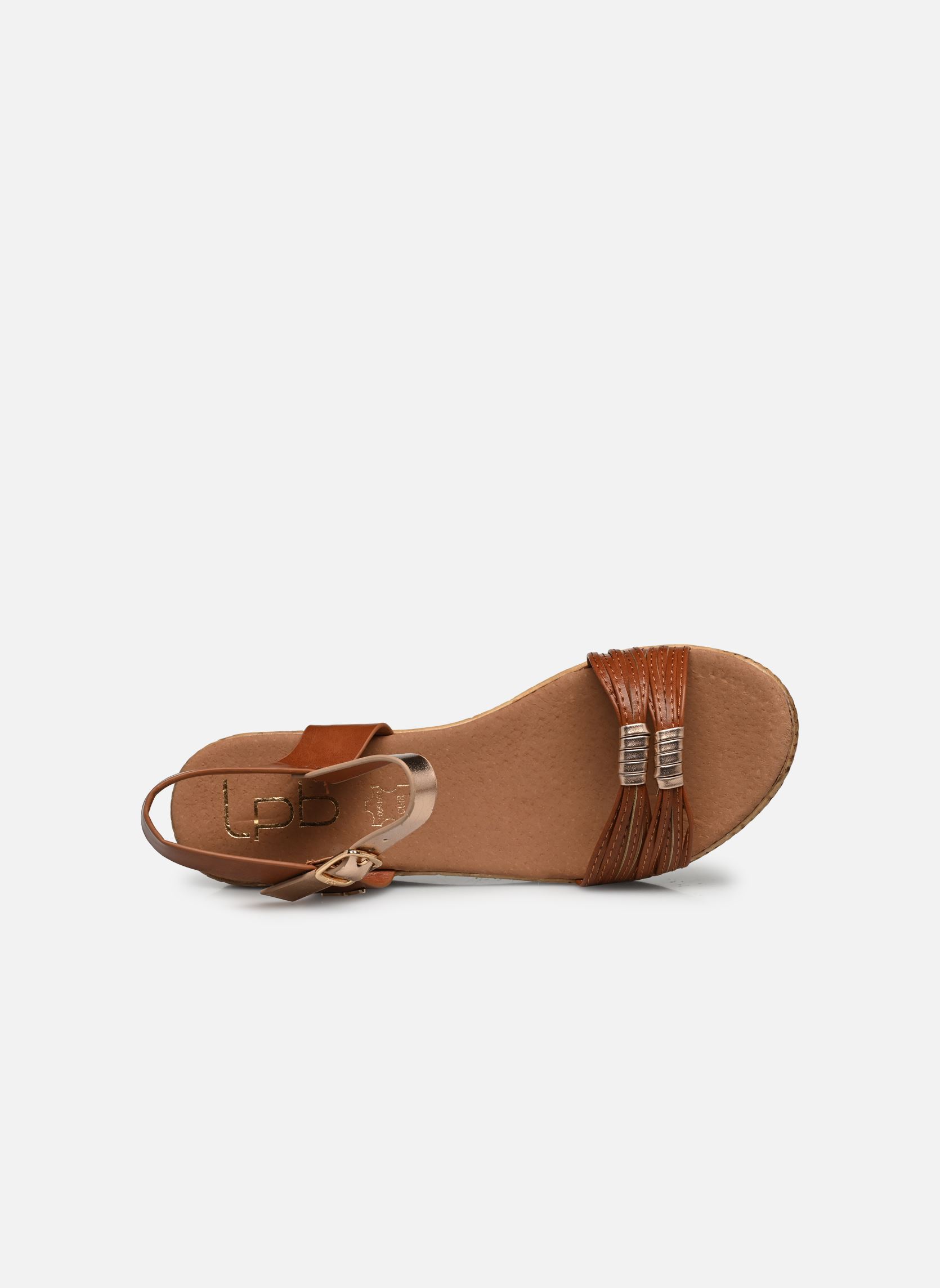 Keil- und Plateausandalen FELICIA damen braun LPB -LES PETITES BOMBES Keil- und Plateausandalen FELICIA damen braun Camel