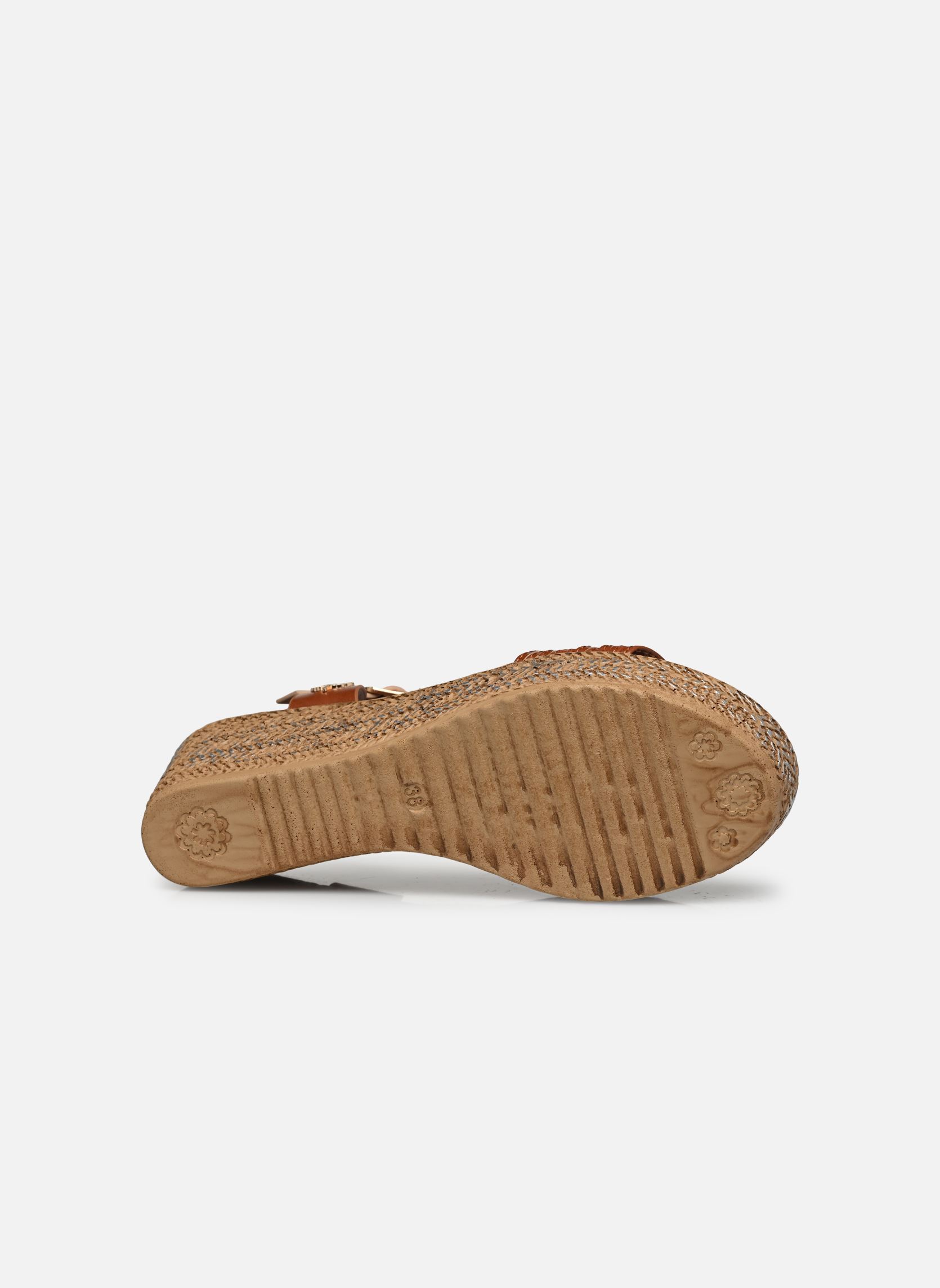Keil- und Plateausandalen FELICIA damen braun LPB -LES PETITES BOMBES Keil- und Plateausandalen FELICIA damen braun Camel