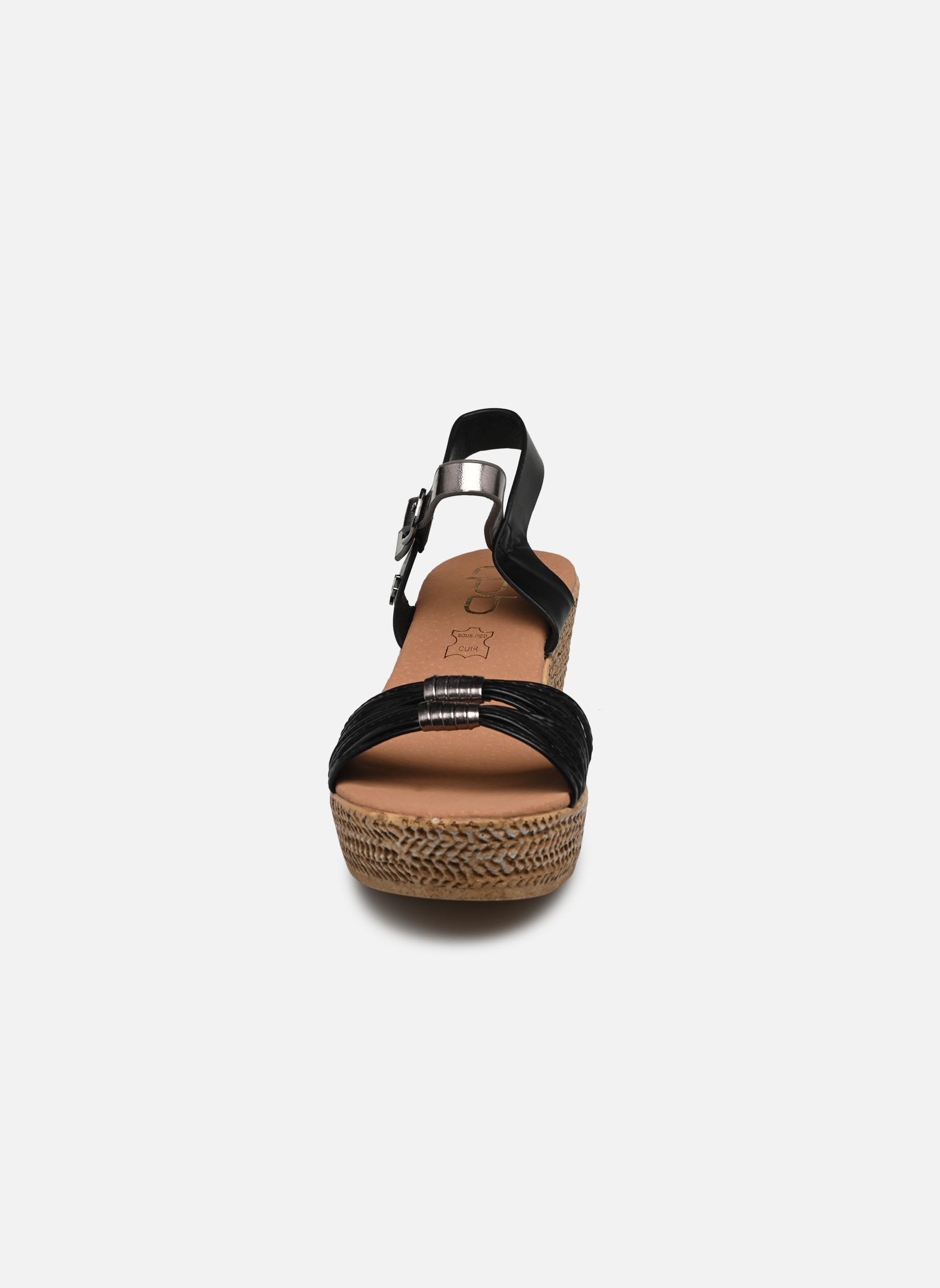 Sandales compensées et plateformes FELICIA femme noir LPB -LES PETITES BOMBES Sandales compensées et plateformes FELICIA femme noir Noir