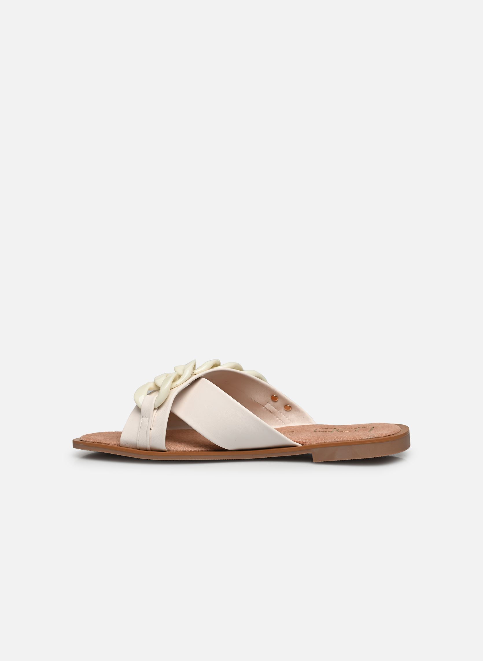 Pantoletten FIFI damen weiß LPB -LES PETITES BOMBES Pantoletten FIFI damen weiß BLANC PU