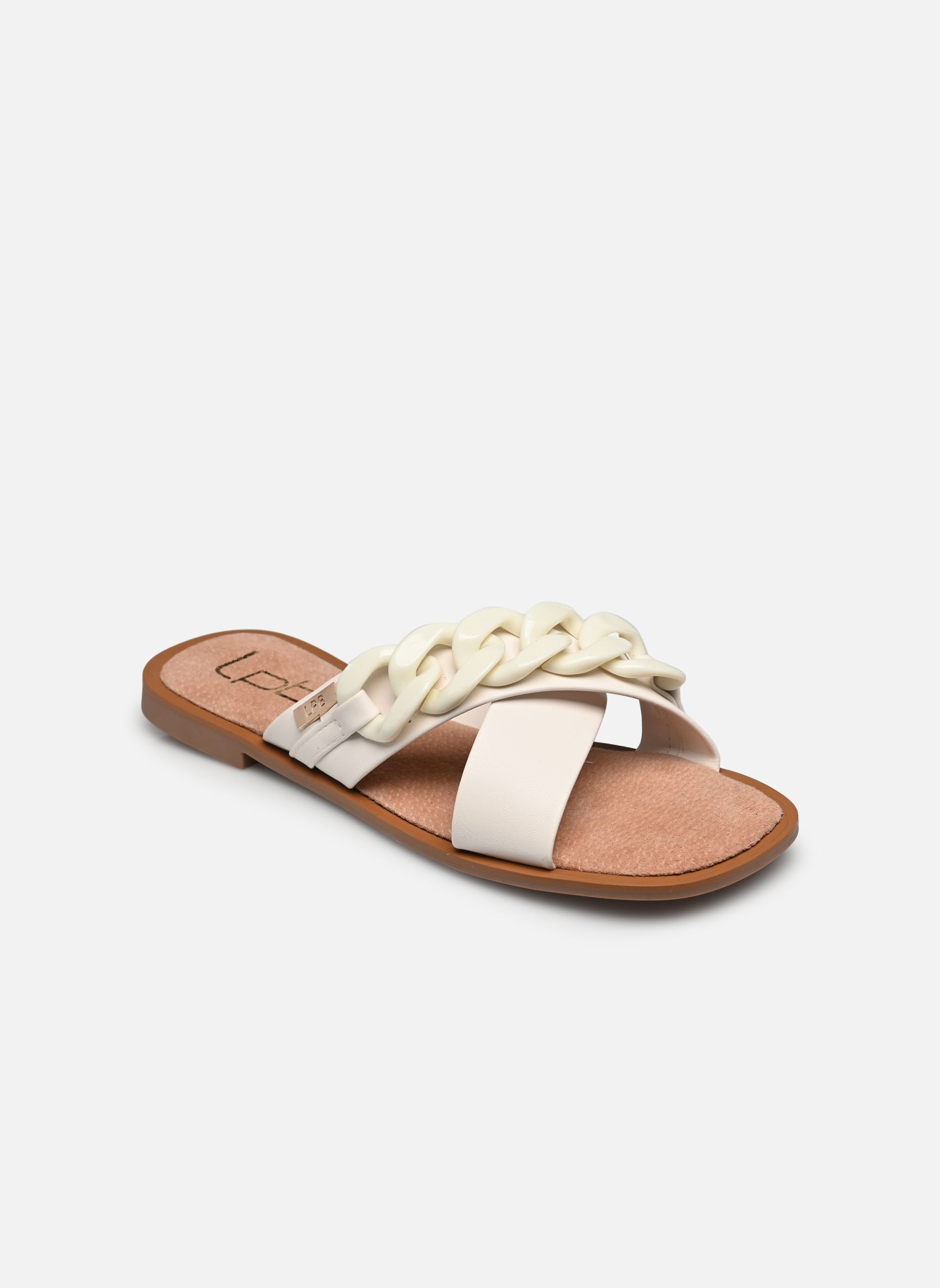 Pantoletten FIFI damen weiß LPB -LES PETITES BOMBES Pantoletten FIFI damen weiß BLANC PU