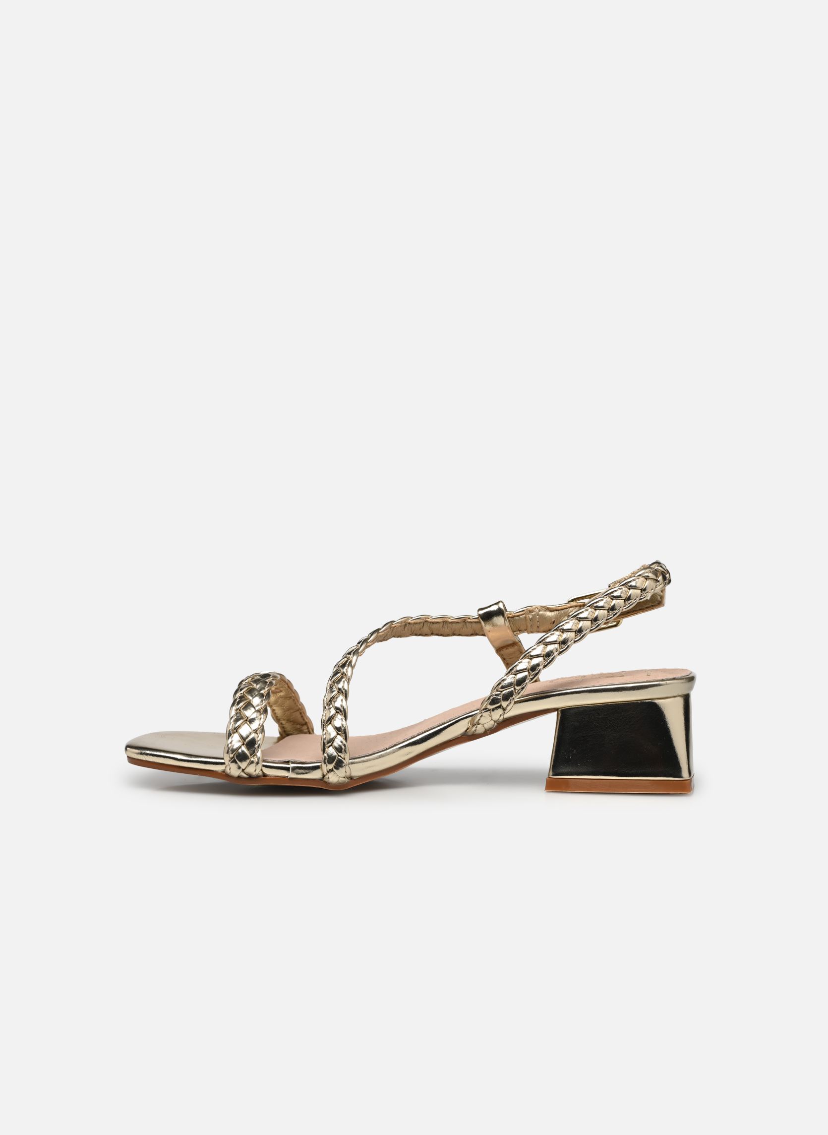 Sandalias y plataformas de cuña FLORENCIA mujer oro y bronce LPB -LES PETITES BOMBES Sandalias y plataformas de cuña FLORENCIA mujer oro y bronce Or Metal