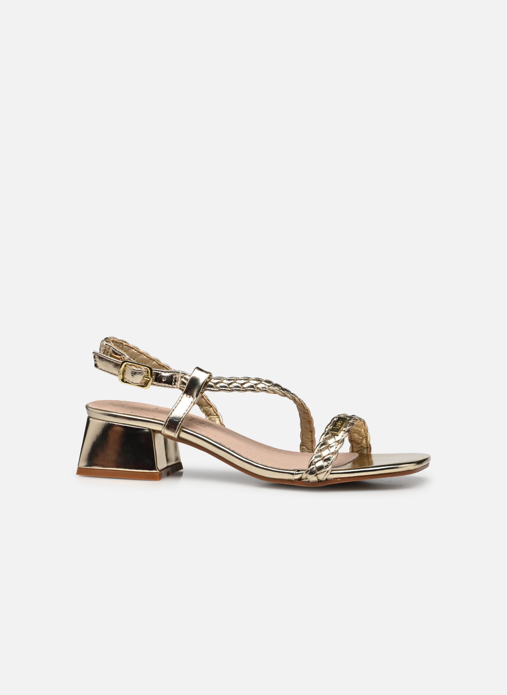 Sandalias y plataformas de cuña FLORENCIA mujer oro y bronce LPB -LES PETITES BOMBES Sandalias y plataformas de cuña FLORENCIA mujer oro y bronce Or Metal