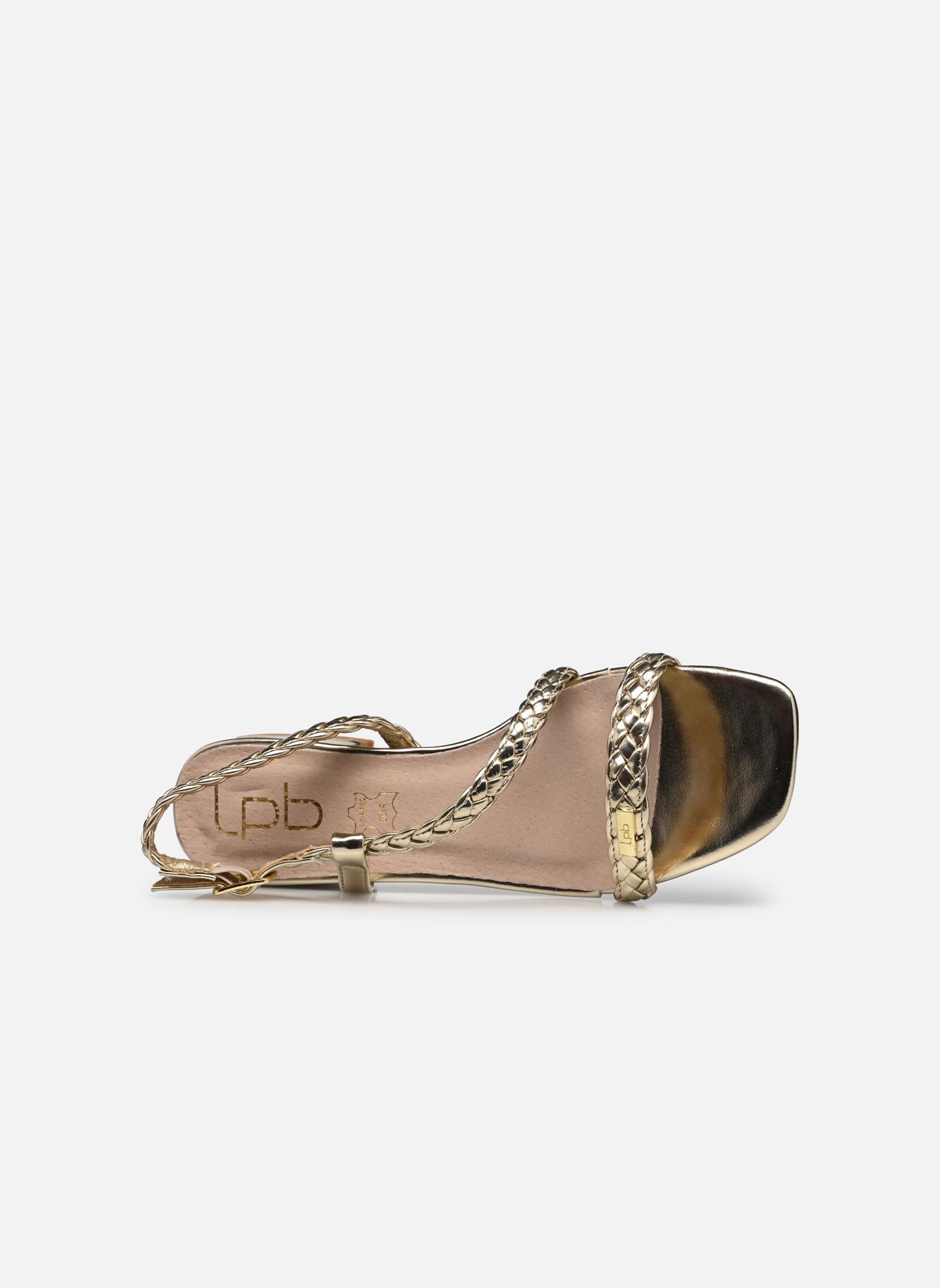 Sandalias y plataformas de cuña FLORENCIA mujer oro y bronce LPB -LES PETITES BOMBES Sandalias y plataformas de cuña FLORENCIA mujer oro y bronce Or Metal