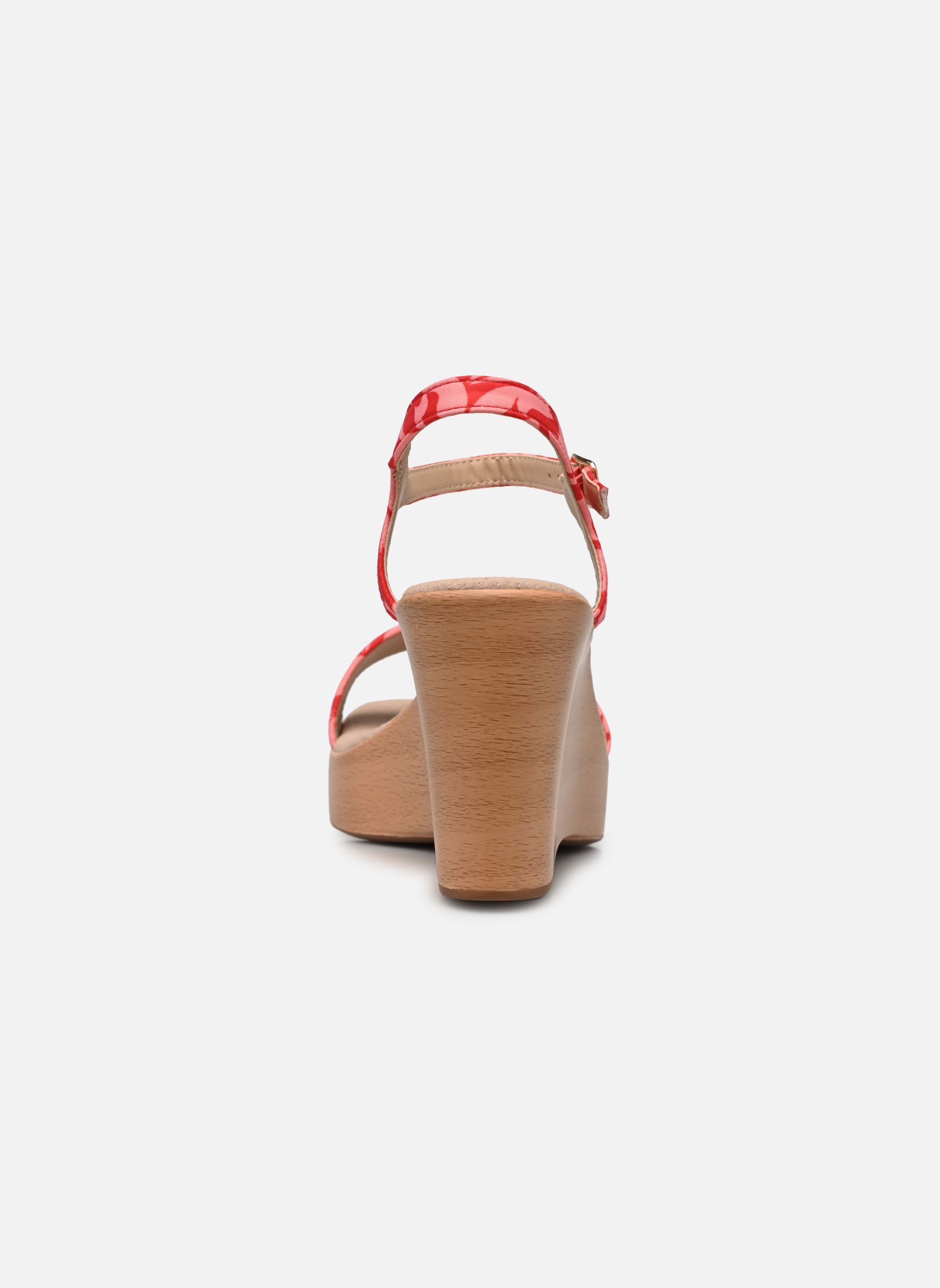 Sandalias y plataformas de cuña FLAVIA mujer multicolor LPB -LES PETITES BOMBES Sandalias y plataformas de cuña FLAVIA mujer multicolor PRINT ROUGE DUCHESSE
