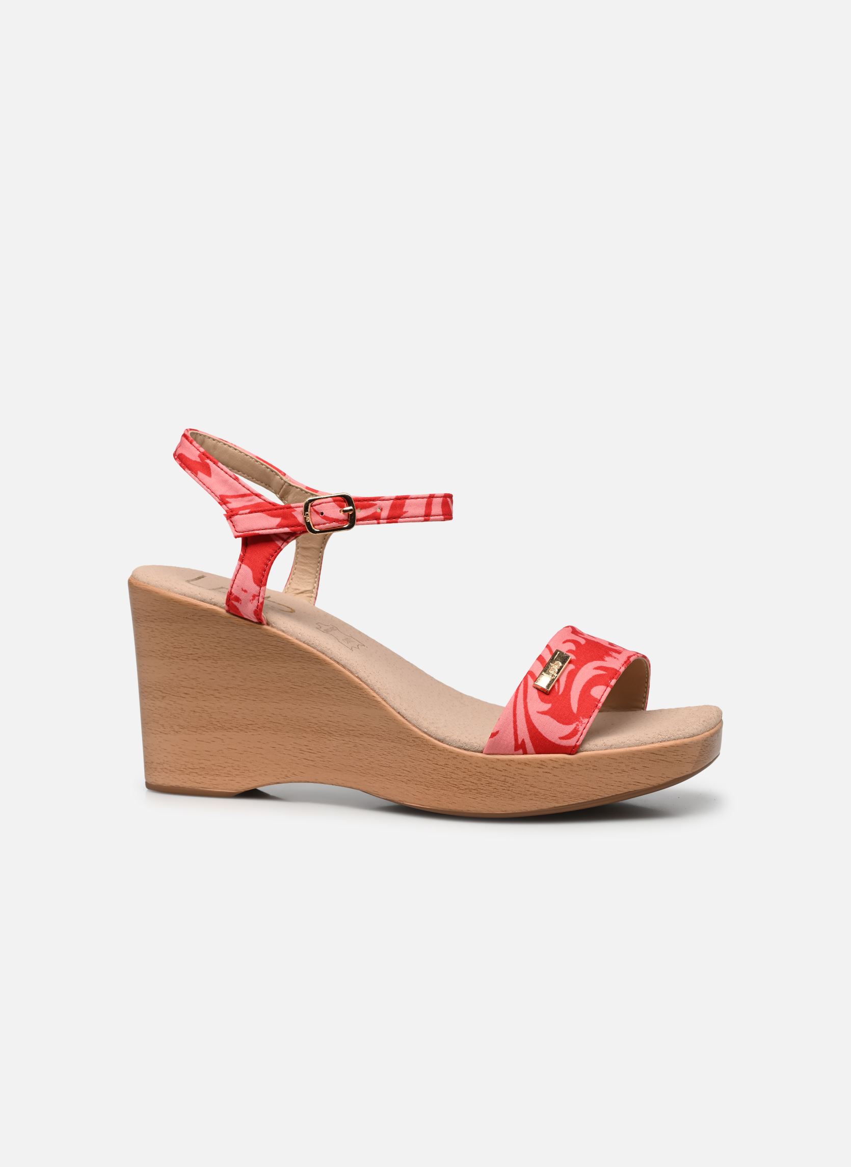 Sandalias y plataformas de cuña FLAVIA mujer multicolor LPB -LES PETITES BOMBES Sandalias y plataformas de cuña FLAVIA mujer multicolor PRINT ROUGE DUCHESSE