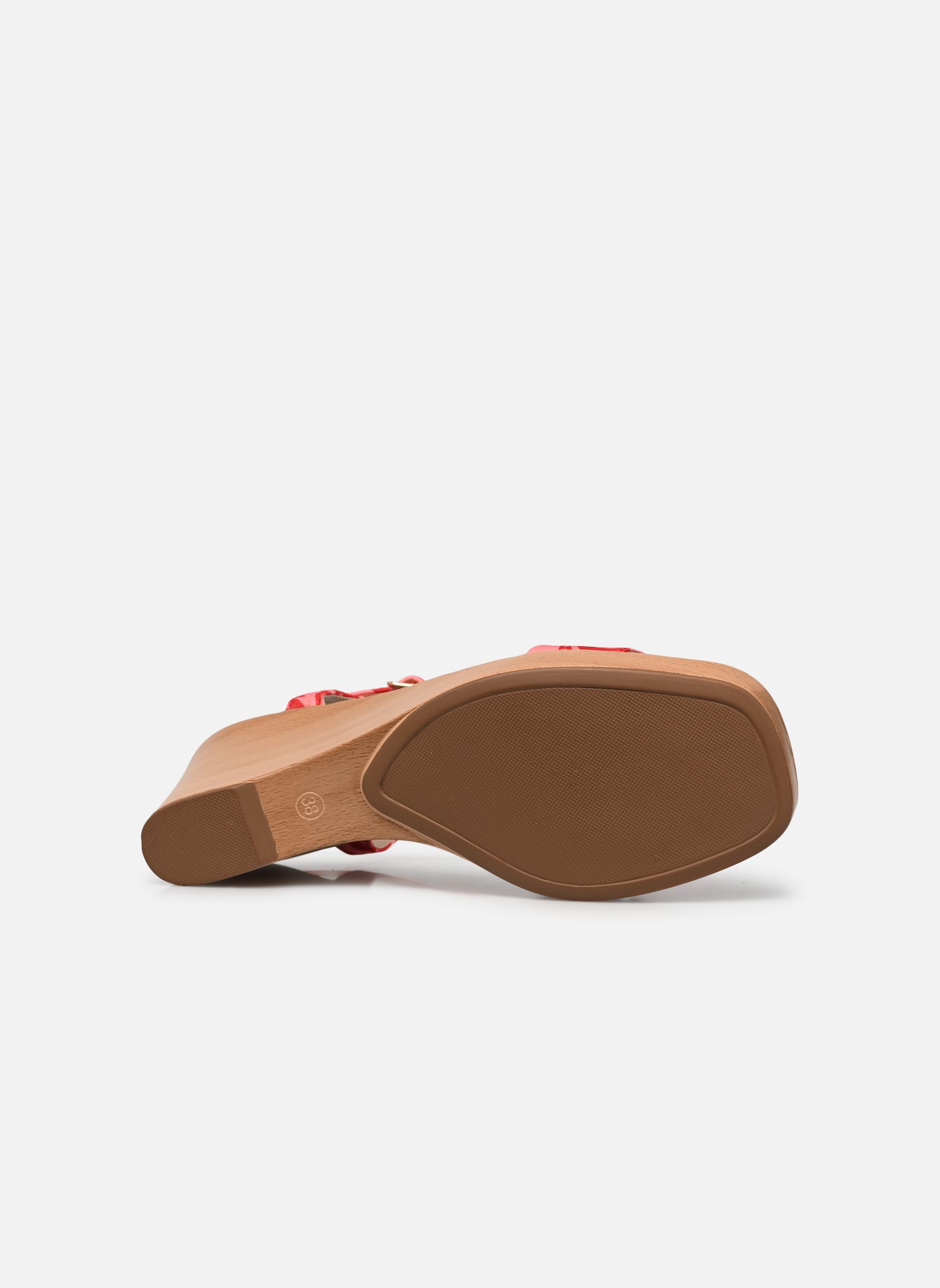Sandalias y plataformas de cuña FLAVIA mujer multicolor LPB -LES PETITES BOMBES Sandalias y plataformas de cuña FLAVIA mujer multicolor PRINT ROUGE DUCHESSE
