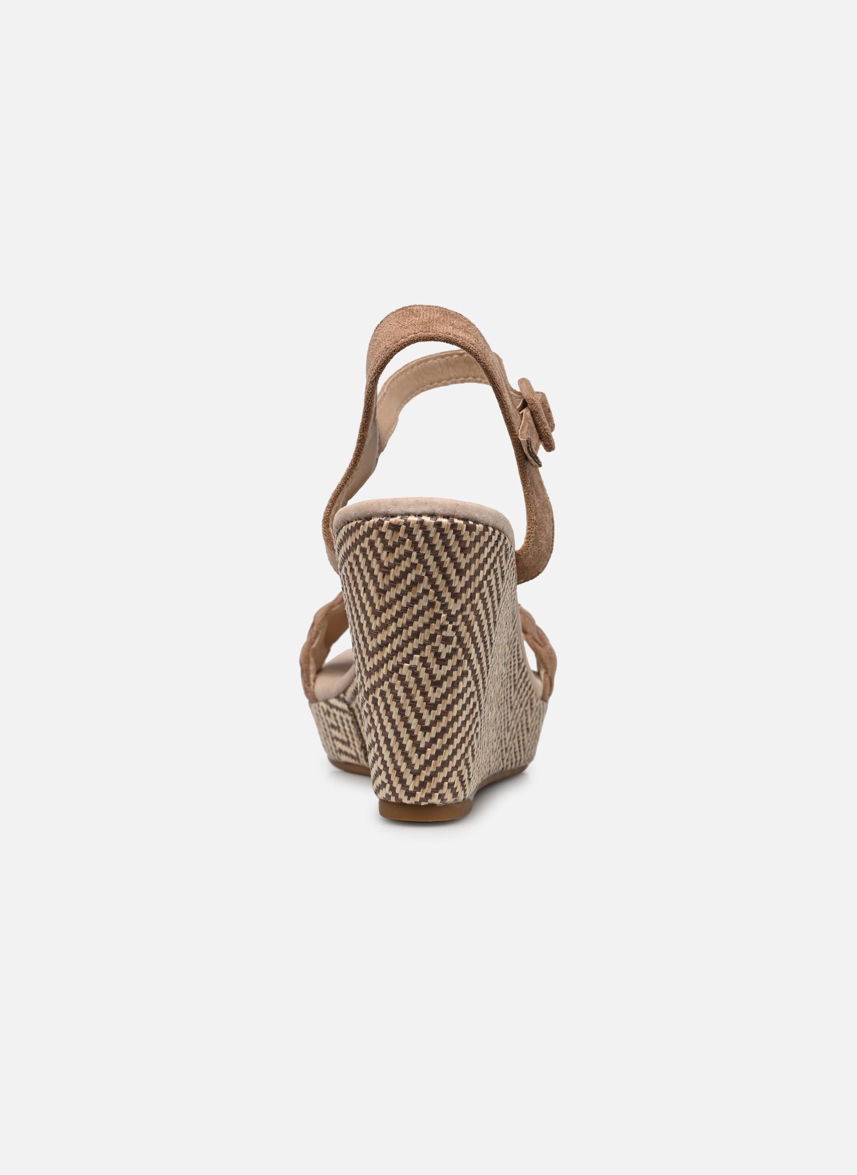 Sandali con zeppa e plateau FAUSTA donna beige LPB -LES PETITES BOMBES Sandali con zeppa e plateau FAUSTA donna beige TAUPE/CHEVRON