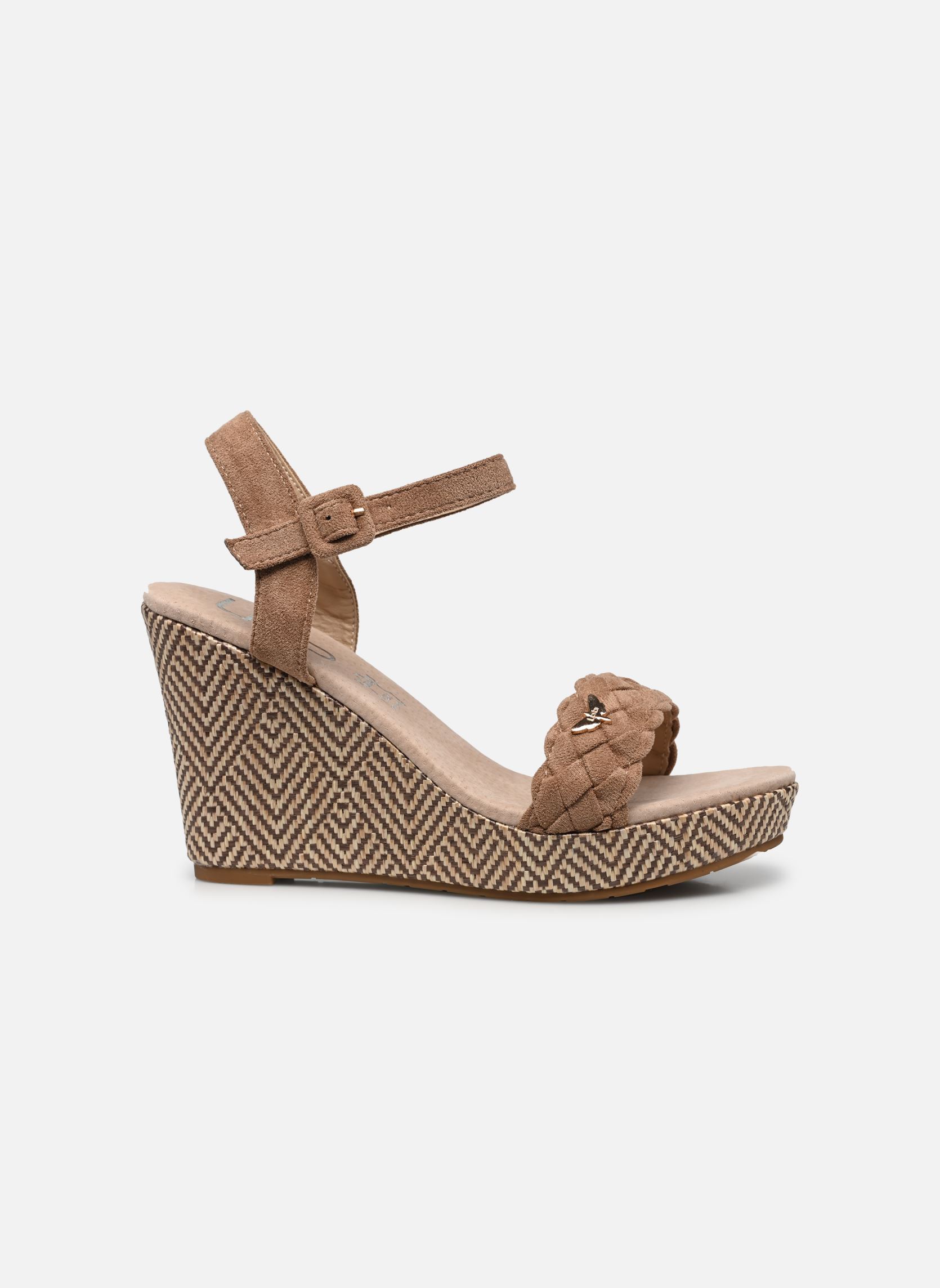 Sandali con zeppa e plateau FAUSTA donna beige LPB -LES PETITES BOMBES Sandali con zeppa e plateau FAUSTA donna beige TAUPE/CHEVRON