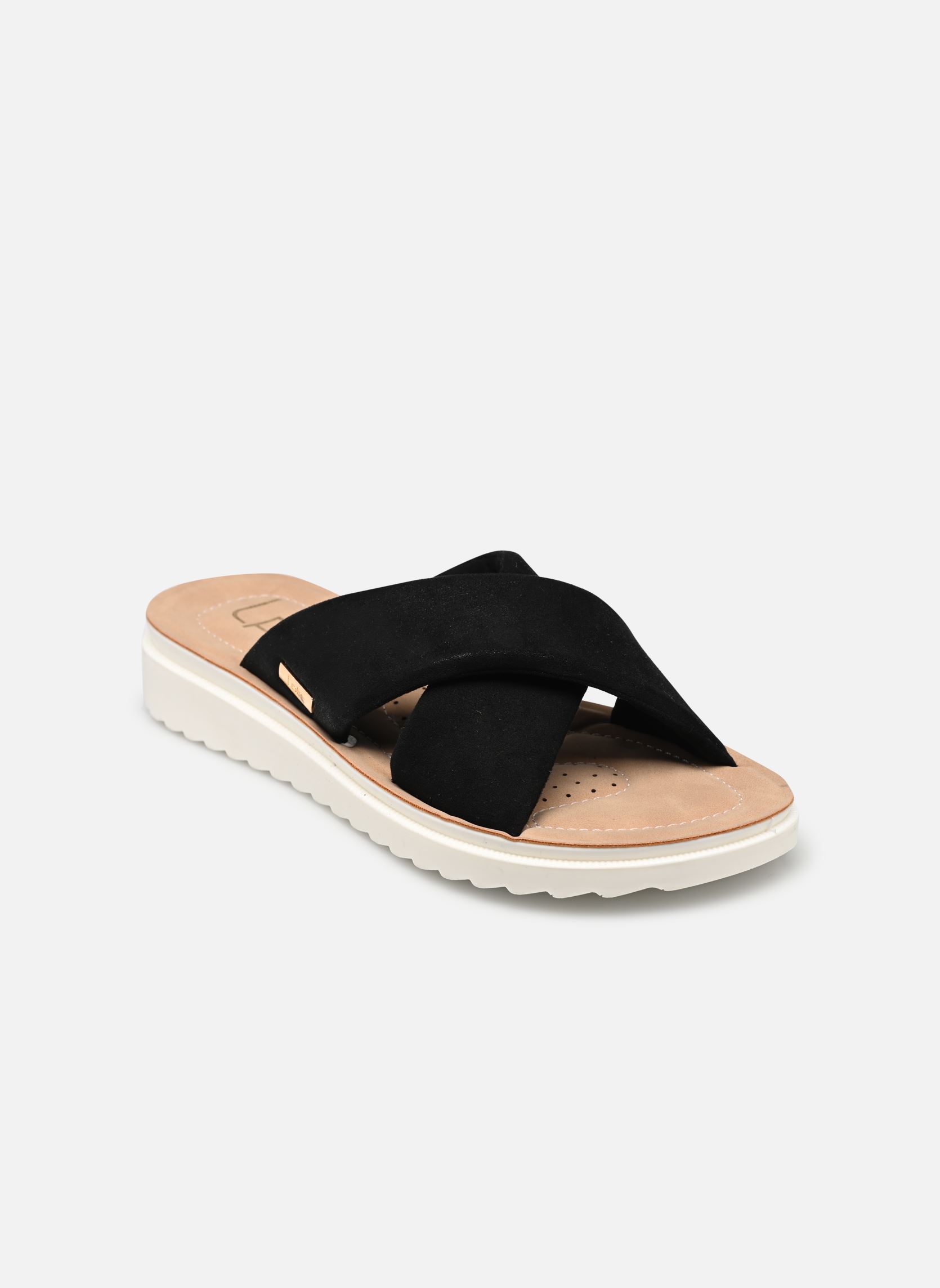 Pantoletten FIDELLA damen schwarz LPB -LES PETITES BOMBES Pantoletten FIDELLA damen schwarz NOIR SUEDINE